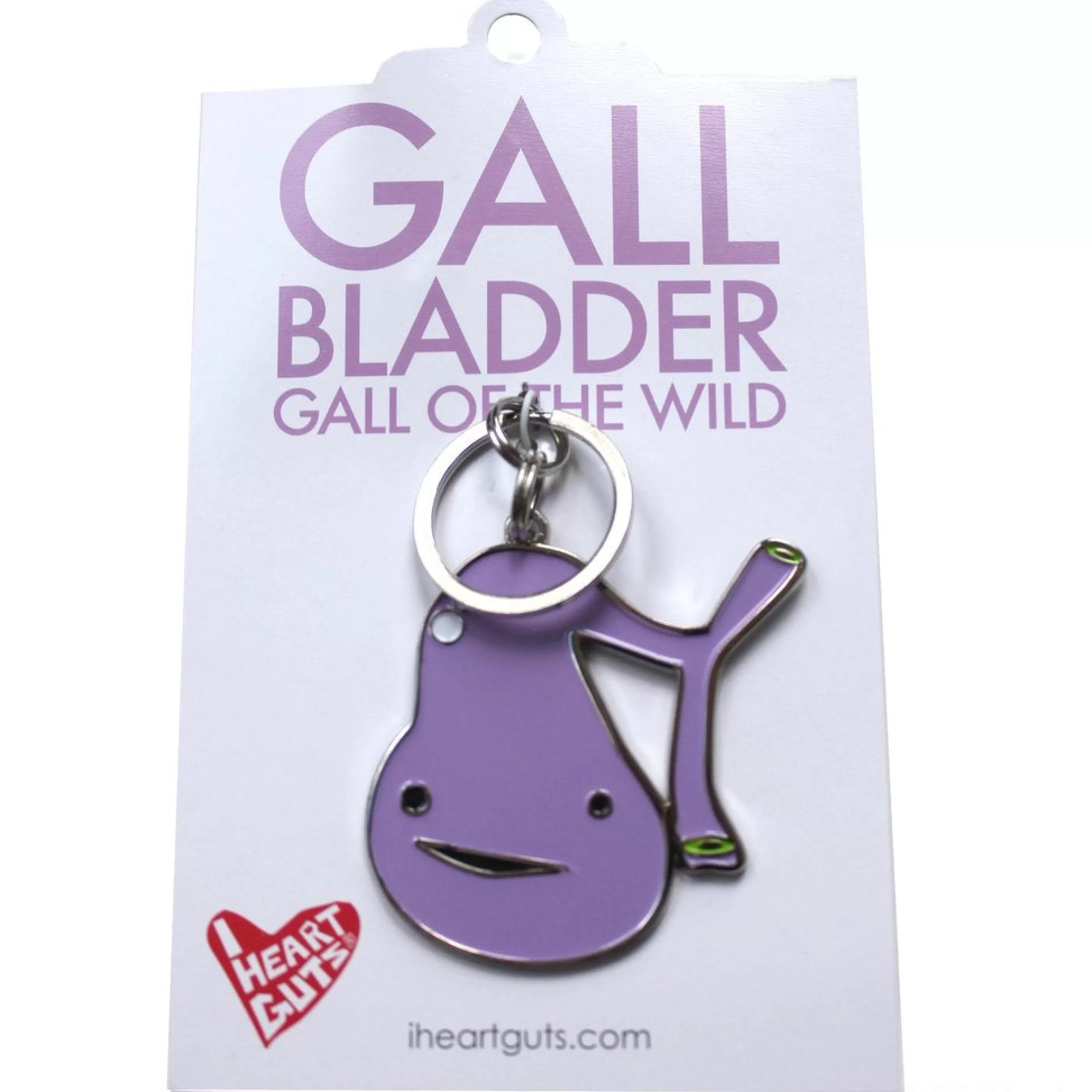 I Heart Guts Pins, Patches & Keychains>Gallbladder Key Chain