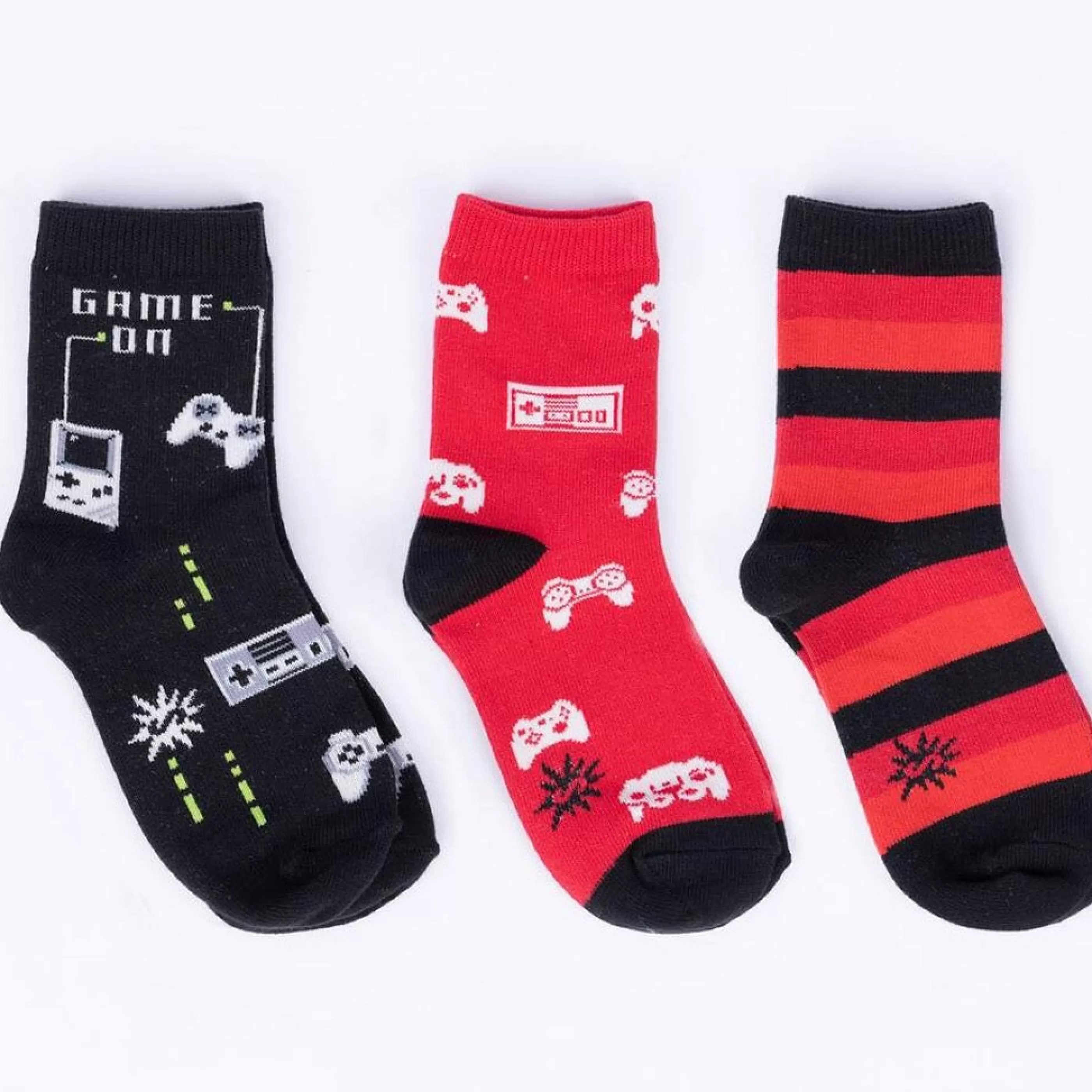 Sock It To Me Kids' Socks>Game On Junior Crew Pack