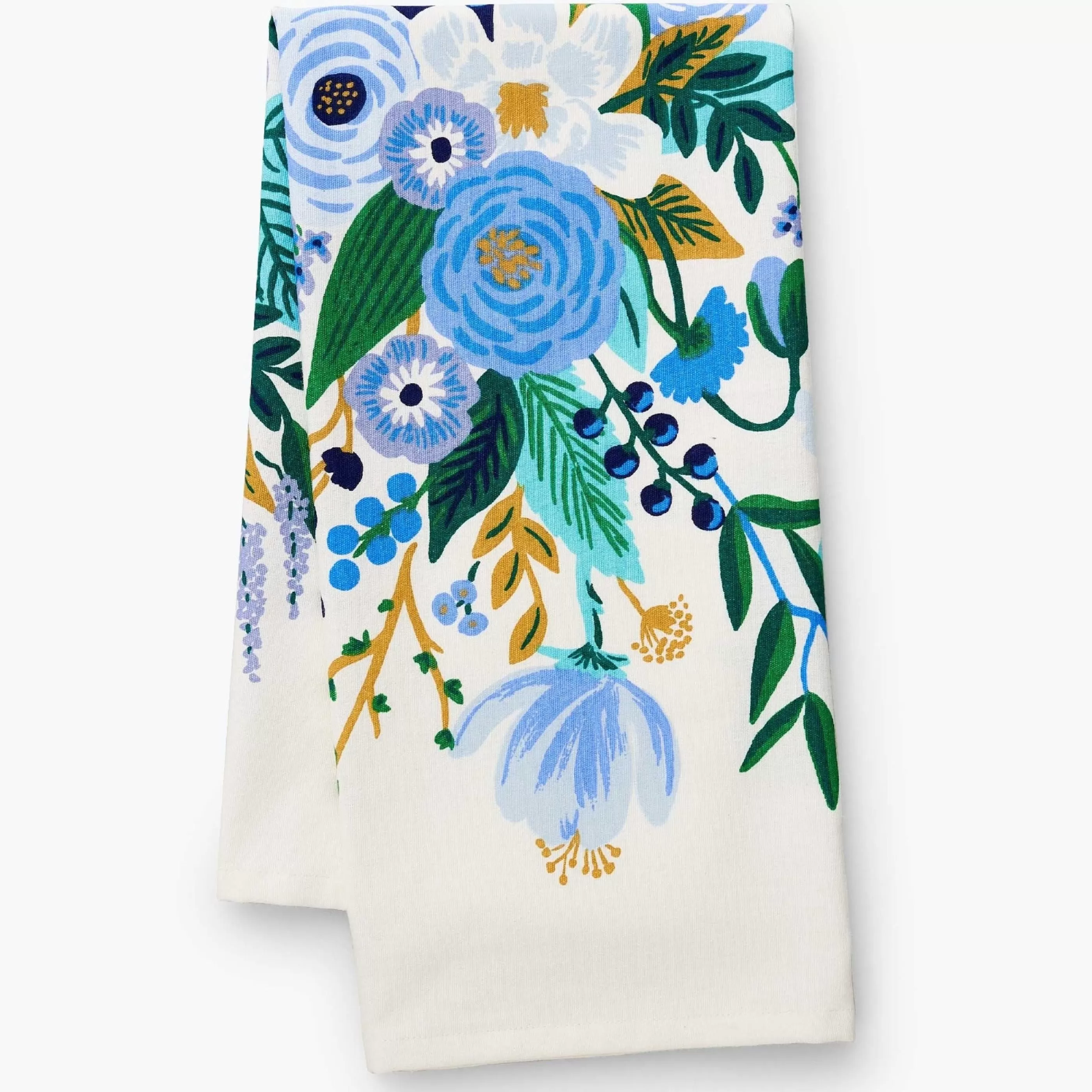 Rifle Paper Co. Kitchen & Dining>Garden Party Blue Tea Towel