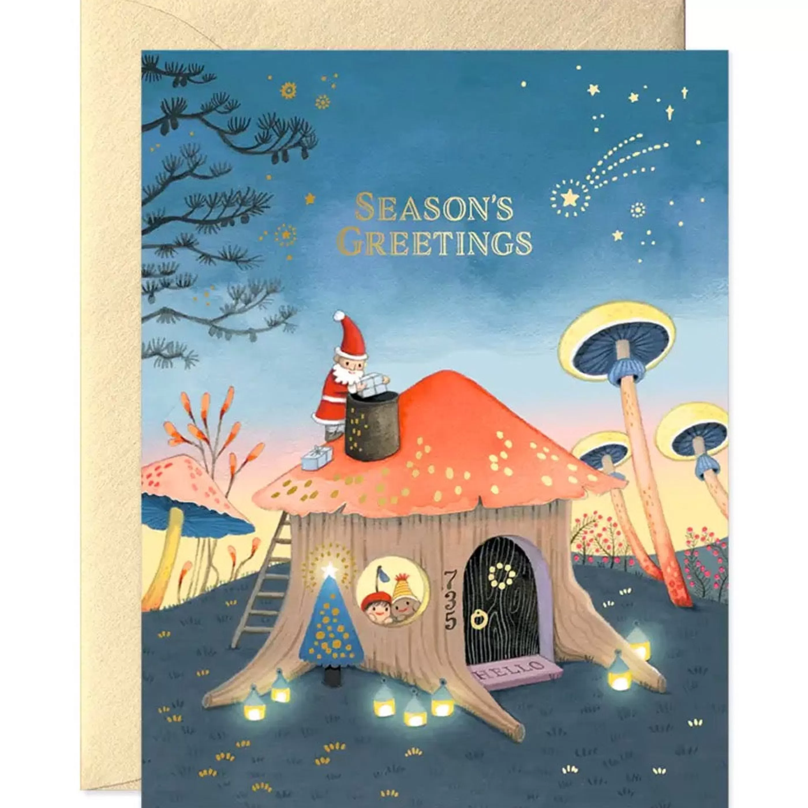 JooJoo Paper Gnomes Holiday Card Best Sale