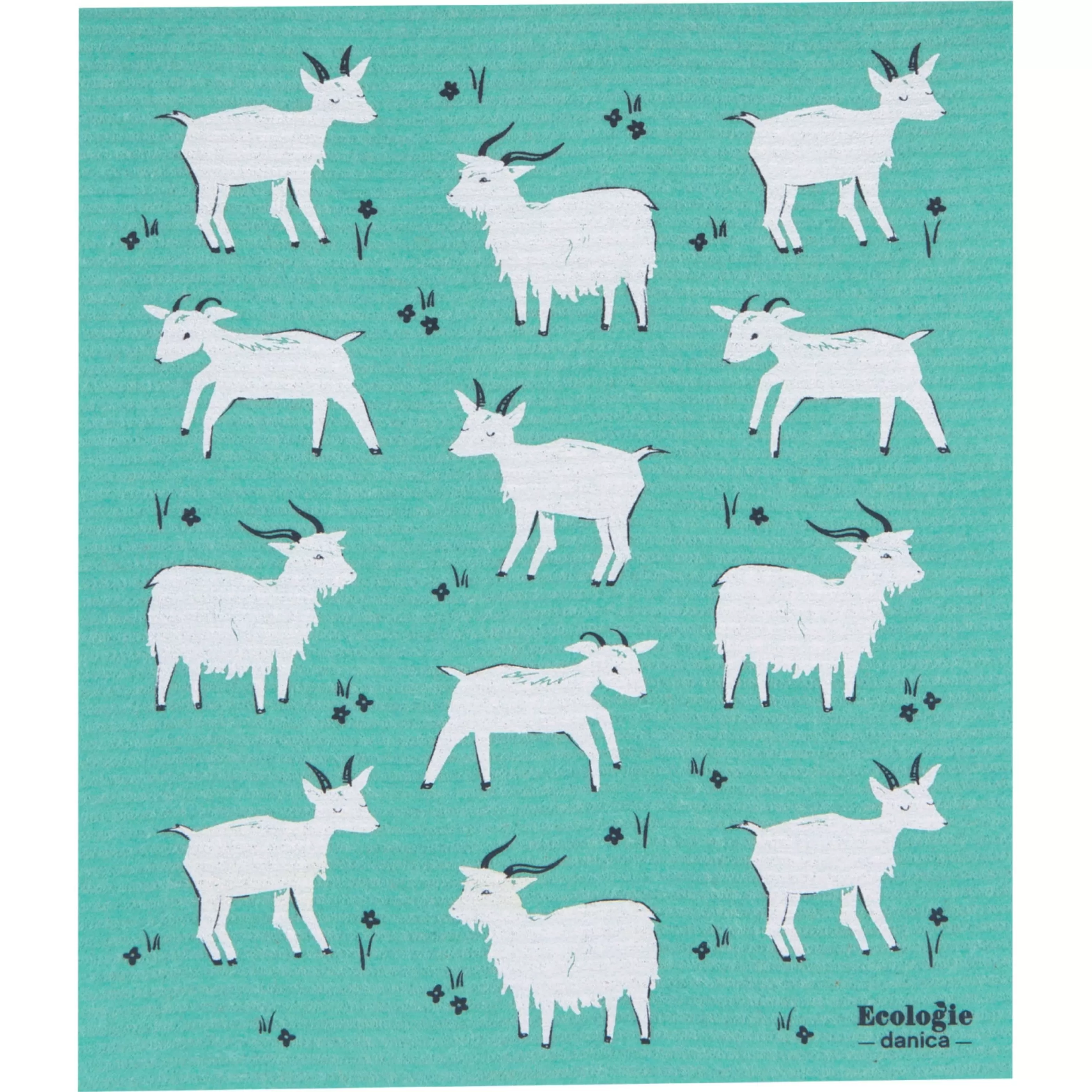 Danica Kitchen & Dining>Goats Swedish Dish Towel