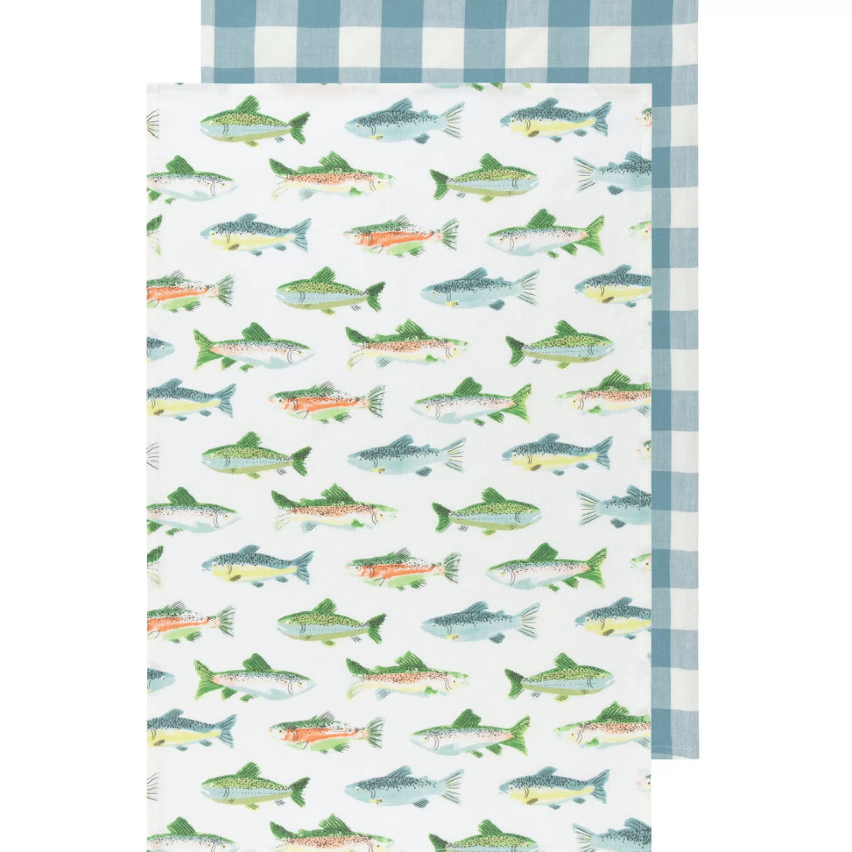 Danica Kitchen & Dining>Gone Fishin' Tea Towels Set Of 2