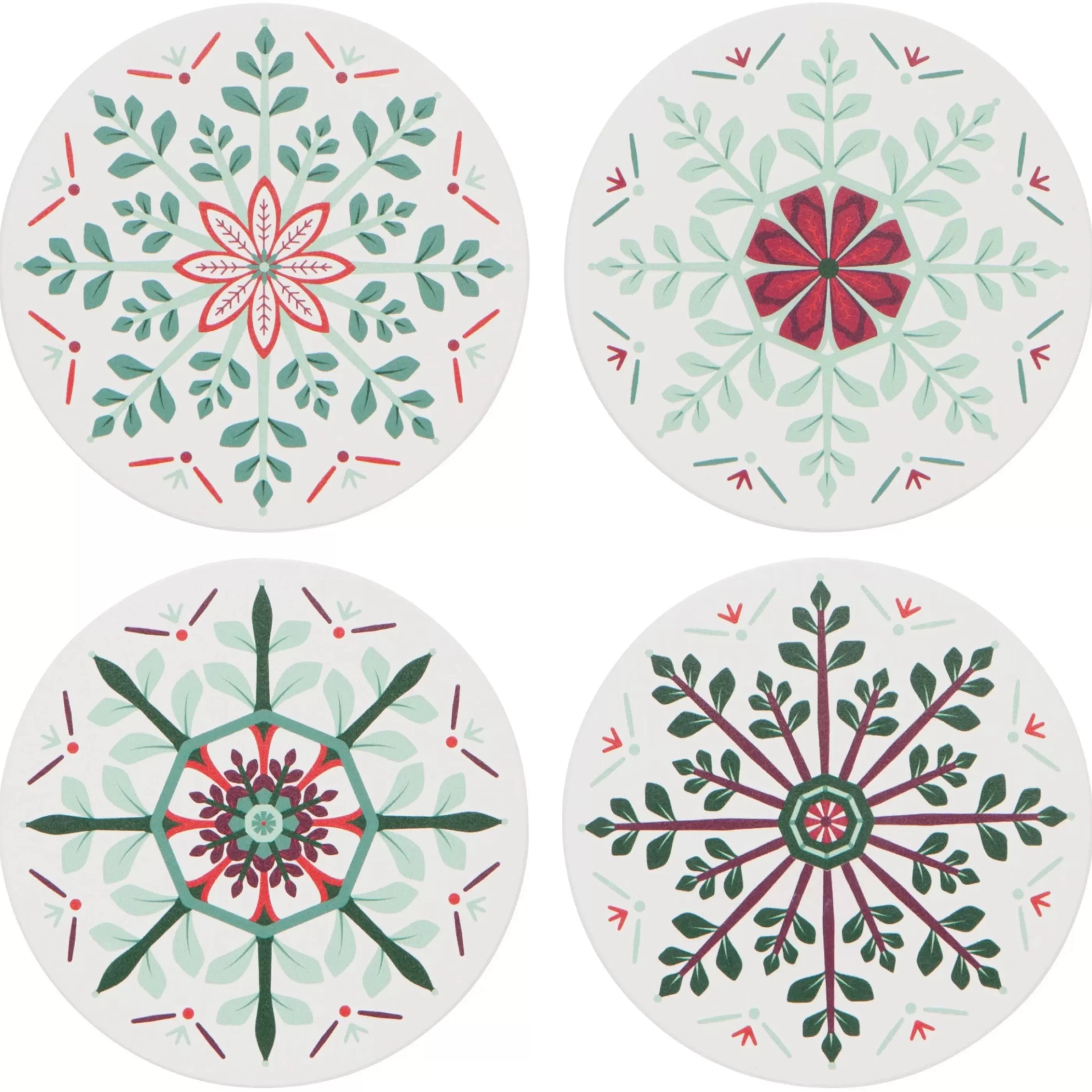 Danica Barware>Good Tidings Soak Up Coasters Set Of 4