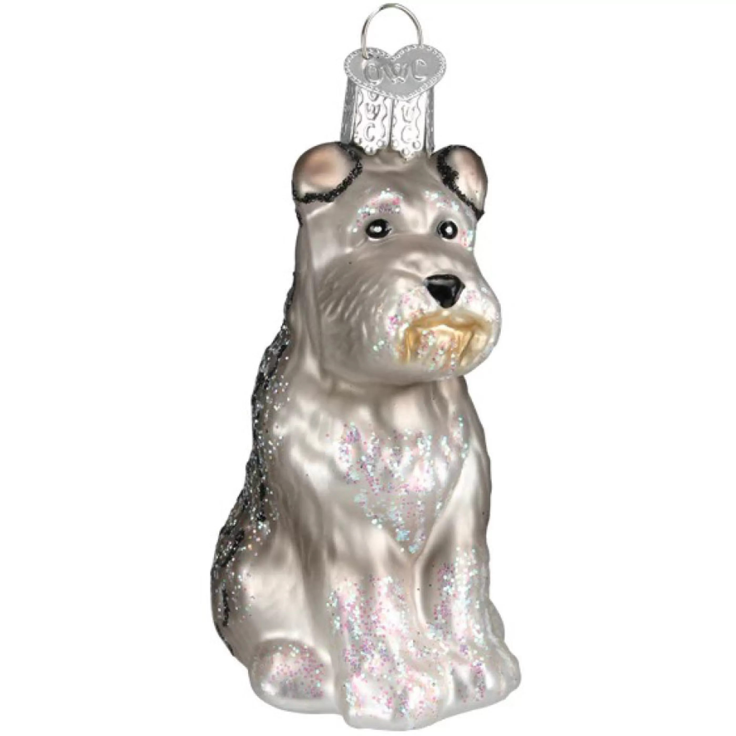 Old World Christmas Grey Schnauzer Ornament Best Sale