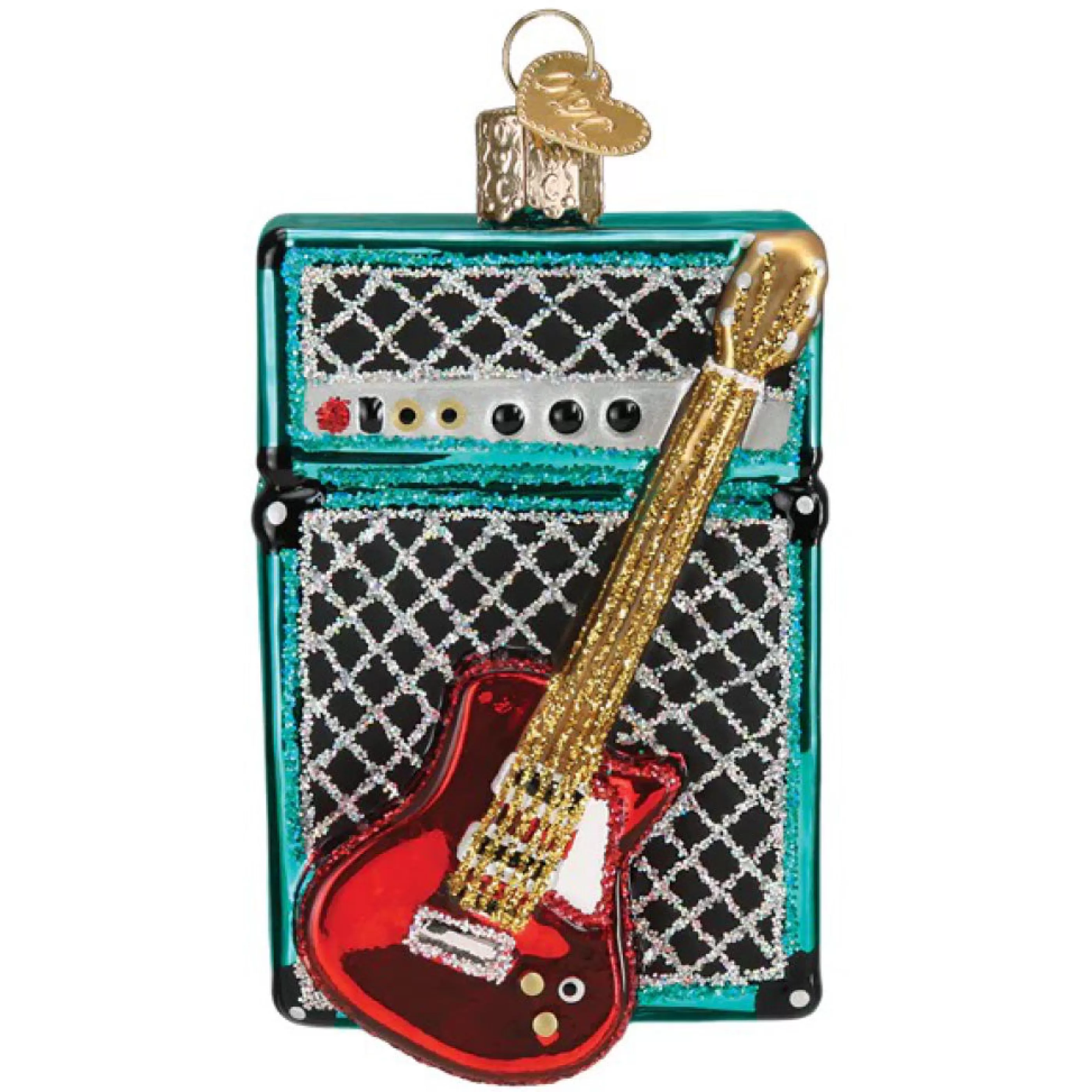 Old World Christmas Guitar & Amp Ornament Sale