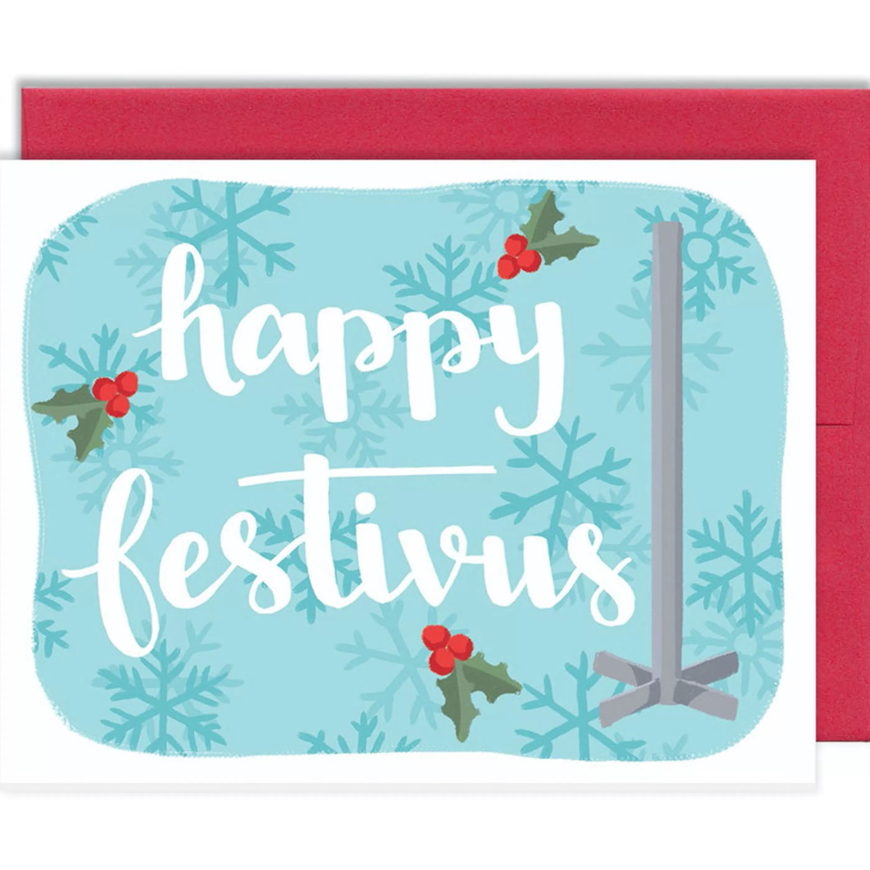 Grey Street Paper Happy Festivus Card Best Sale