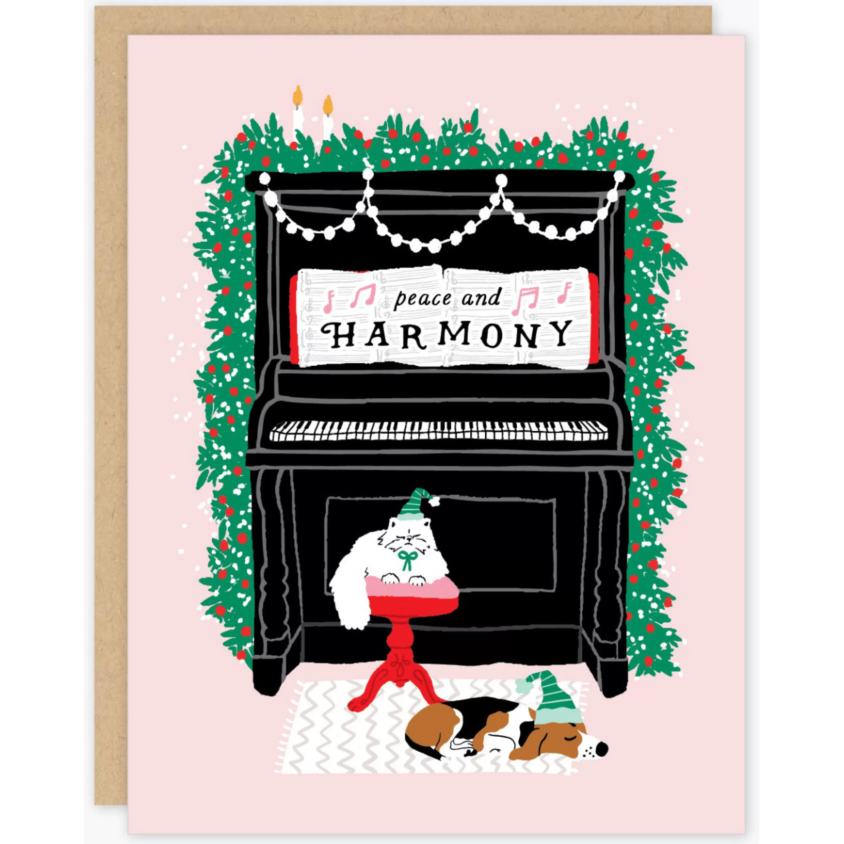 Party of One Harmony Piano Boxed Holiday Cards New