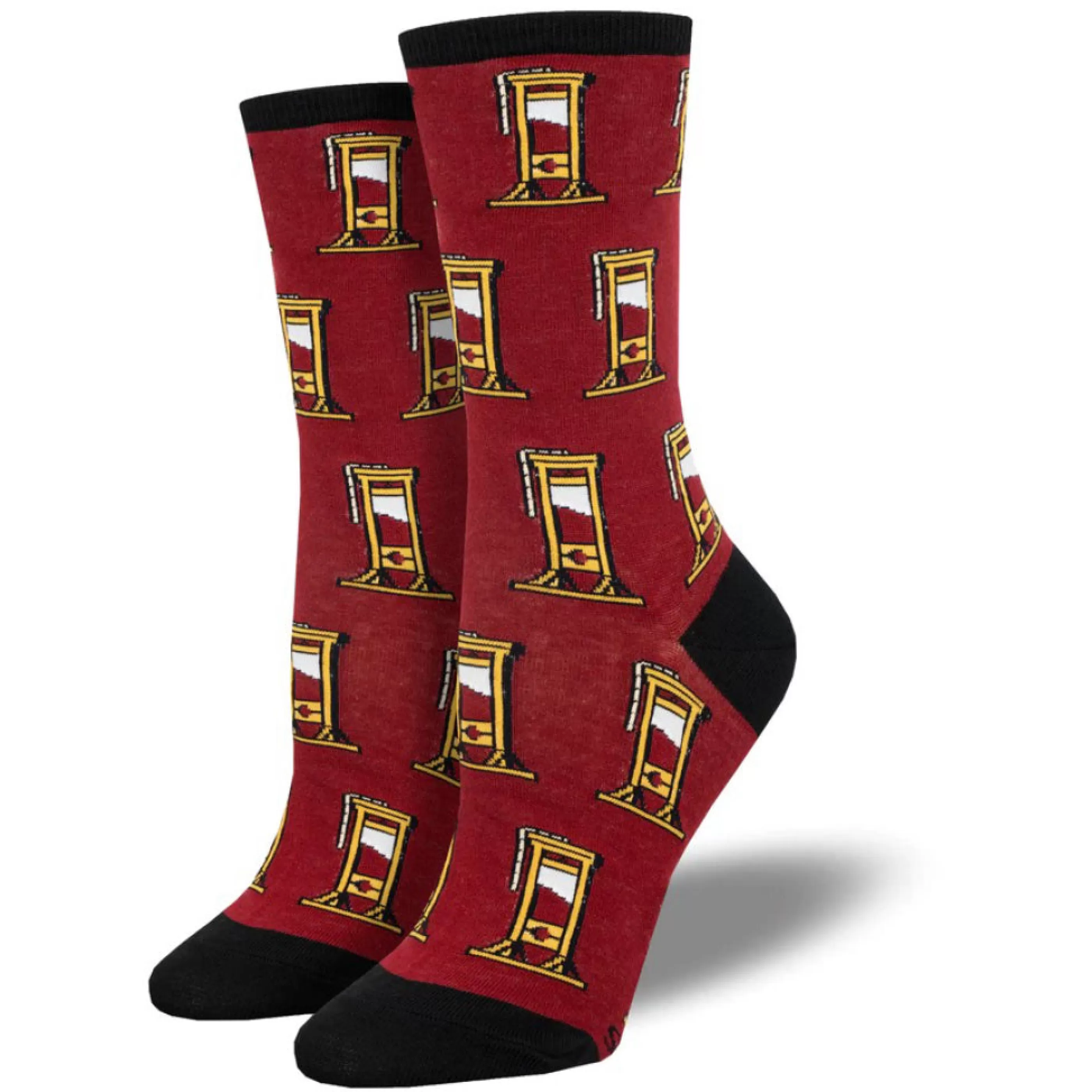 SockSmith Women's Socks>Heads Up Socks Red