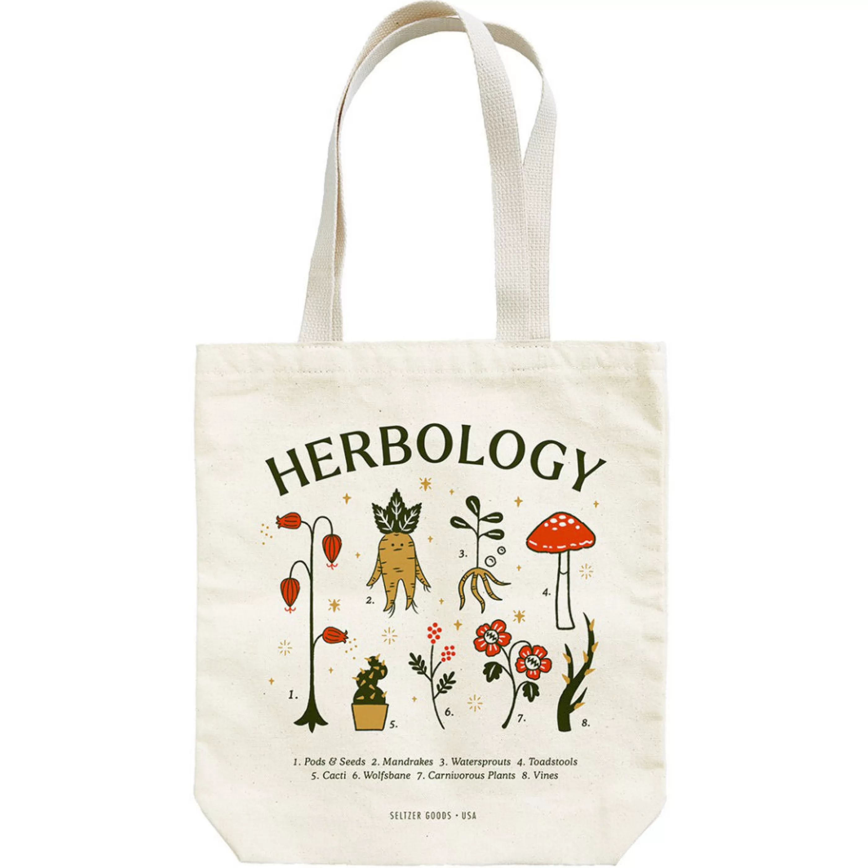 Seltzer Goods Bags>Herbology Tote Bag