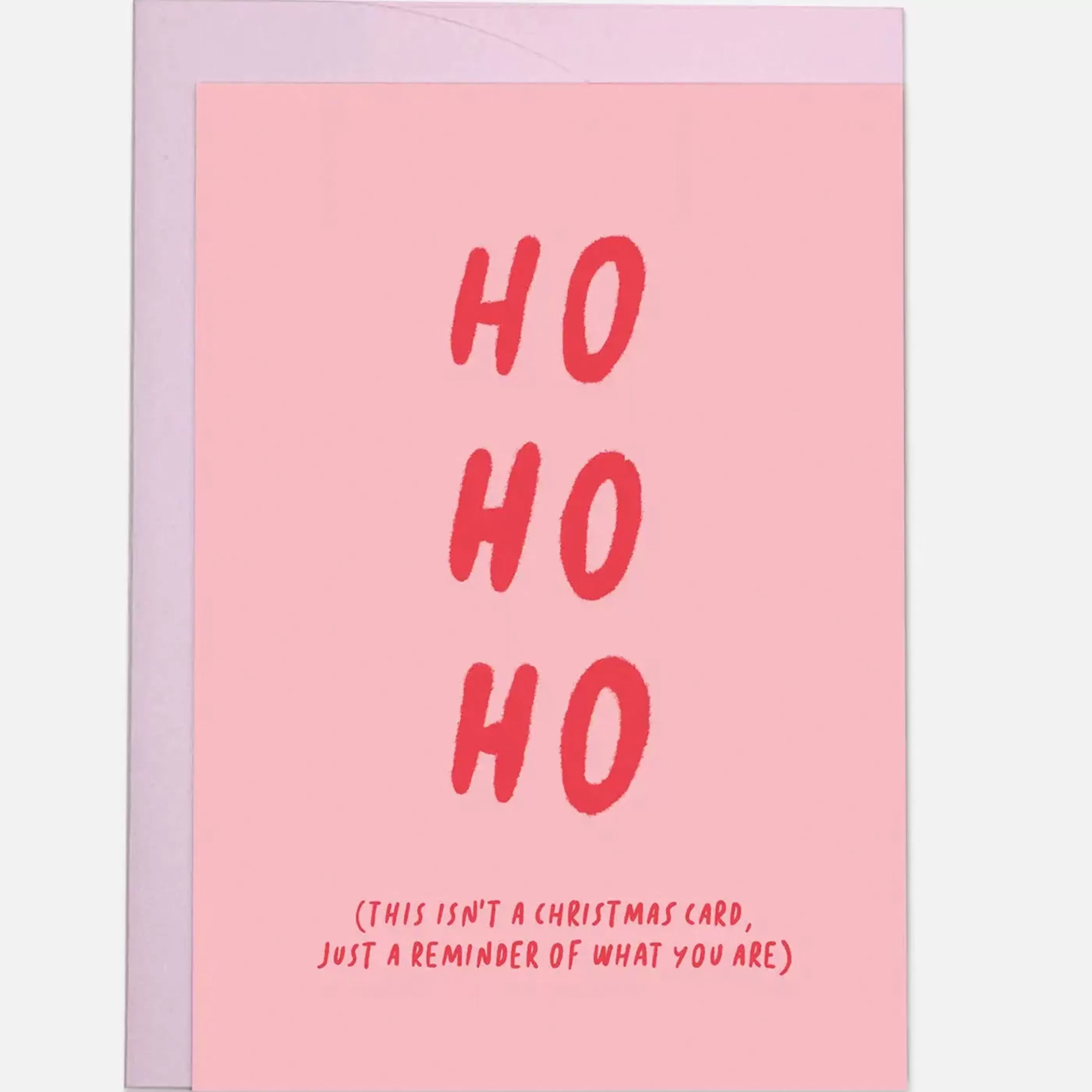 Kaart Blanche Ho Ho Reminder Christmas Card New