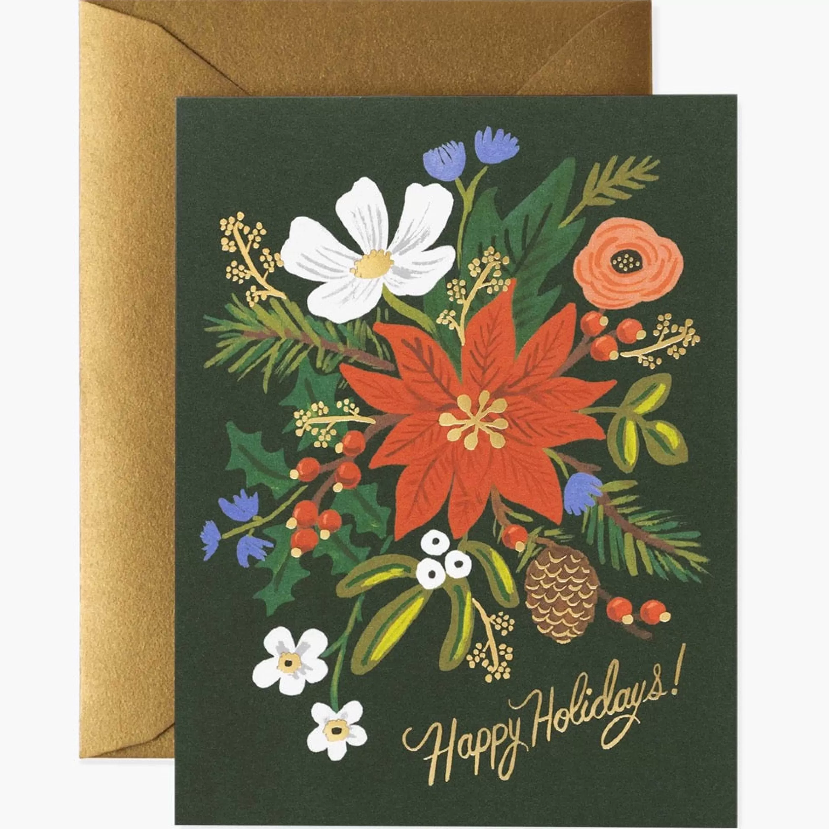 Rifle Paper Co. Holiday Bouquet Card New