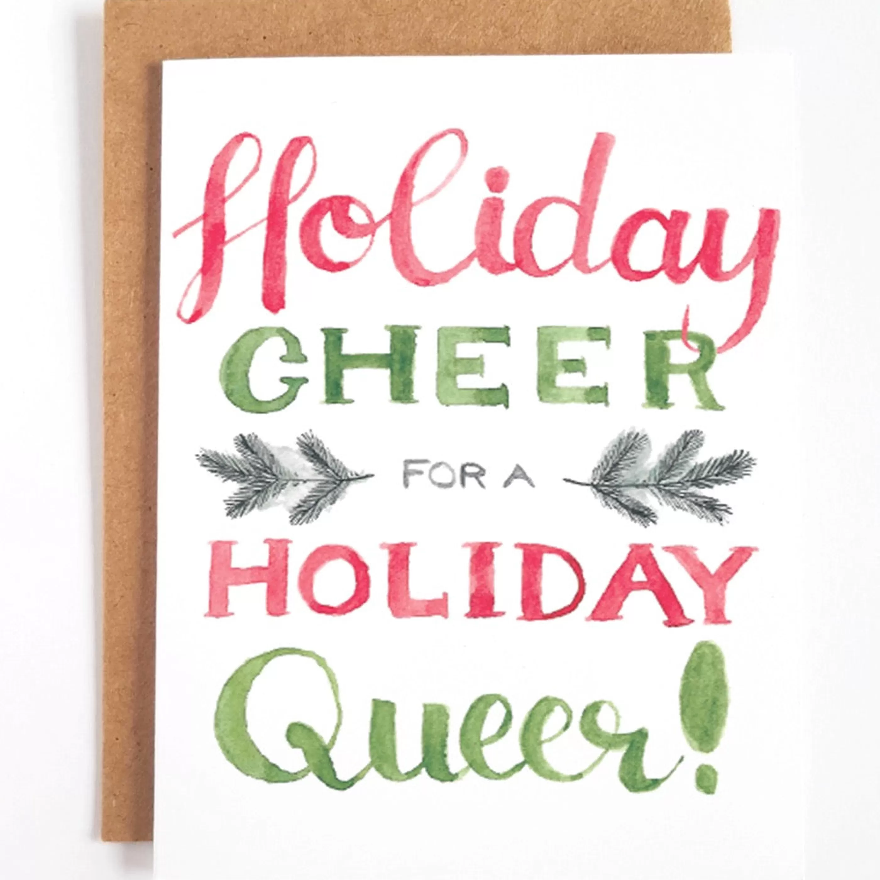 Little Rainbow Paper Co. Holiday Cheer For A Holiday Queer Card Fashion