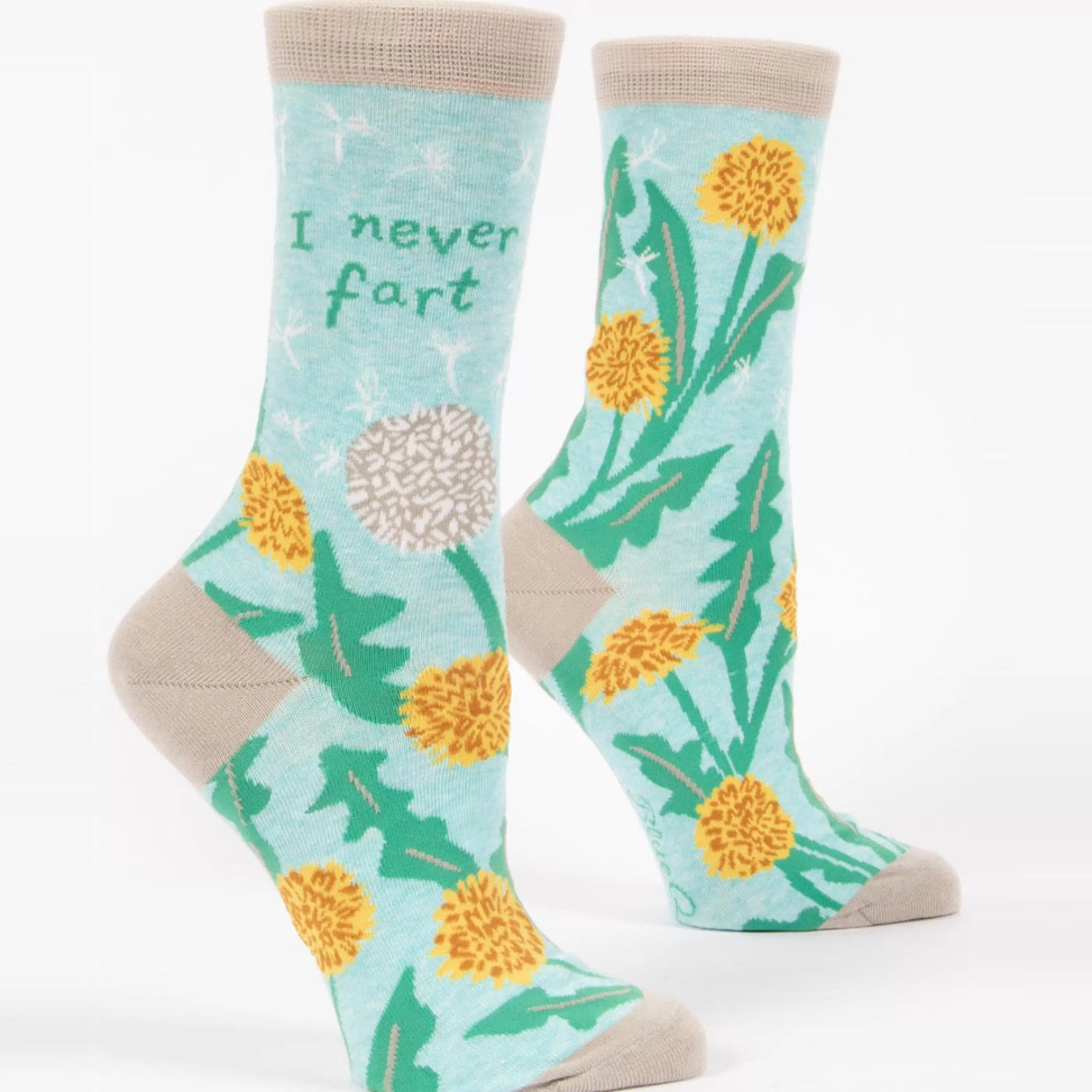 Blue Q Women's Socks>I Never Fart Crew Socks