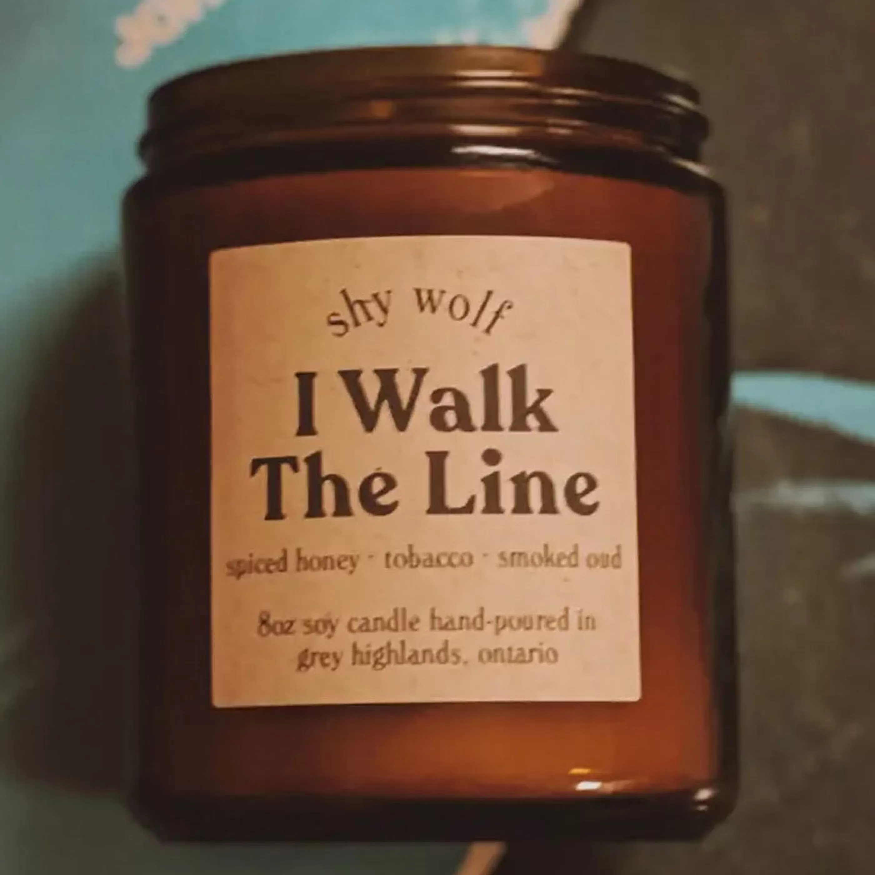 Shy Wolf Candles Candles & Home Fragrances>I Walk The Line Candle Soy Wax Candle