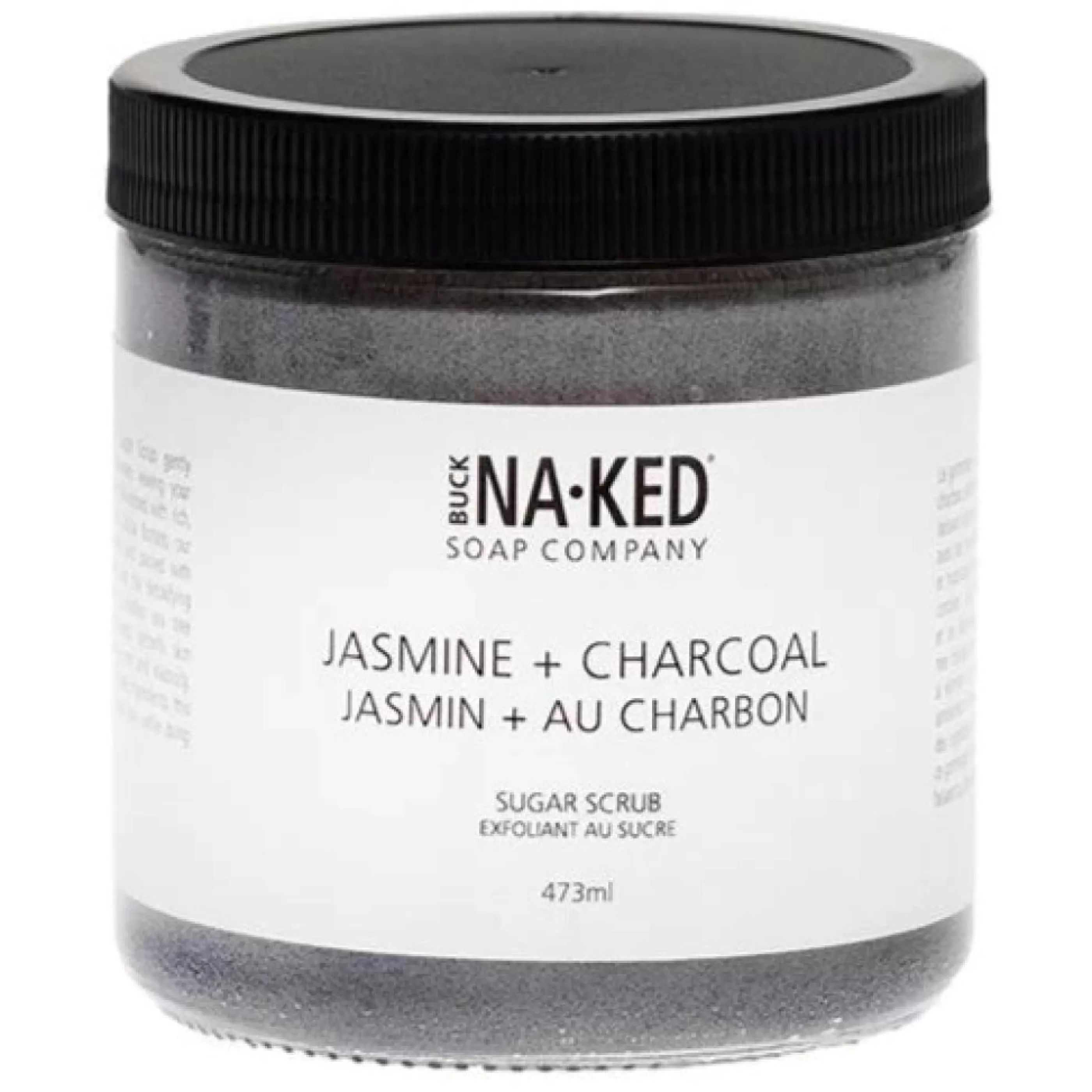 Buck Naked Soap Company Bath & Shower>Jasmine & Charcoal Sugar Scrub