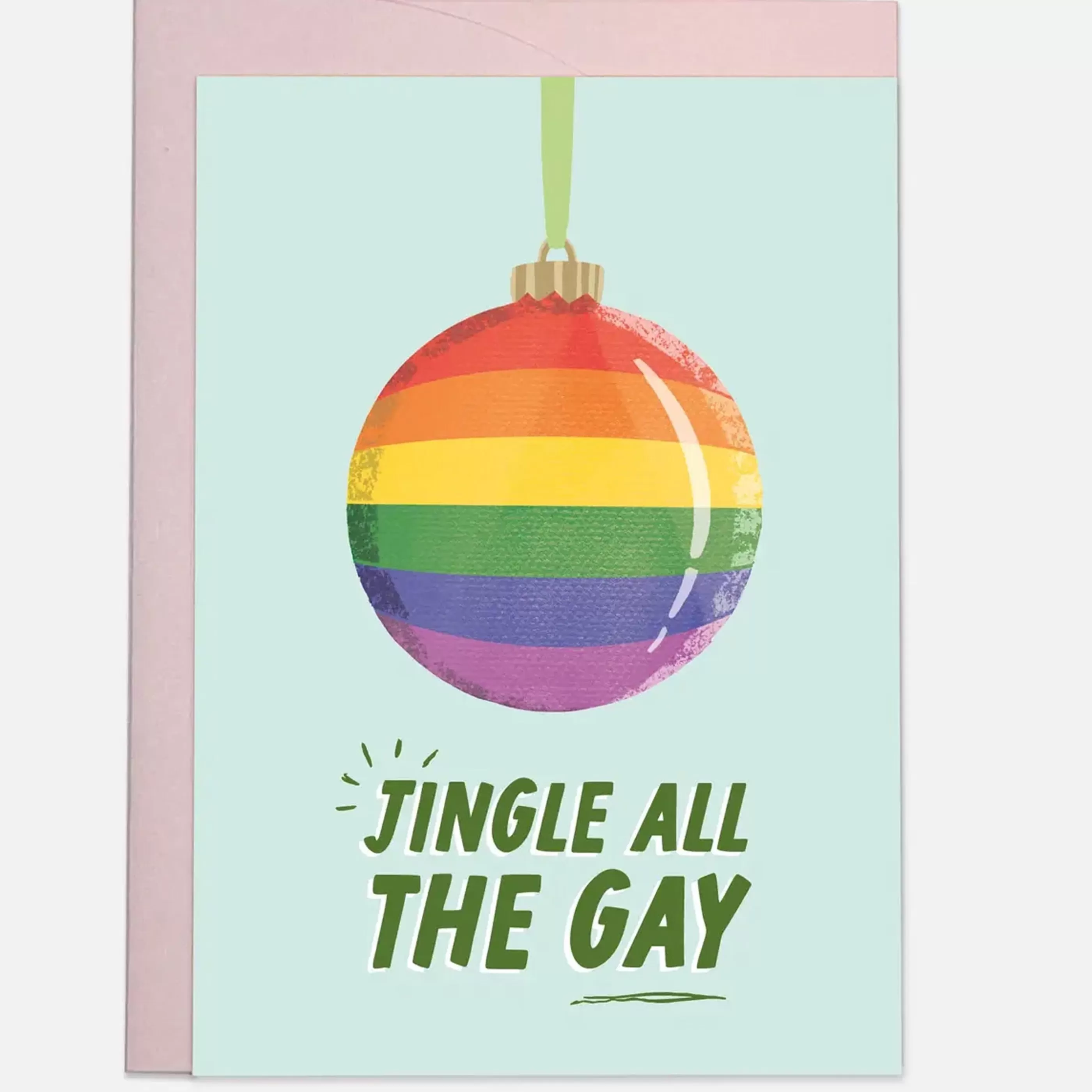 Kaart Blanche Jingle All The Gay Card Shop