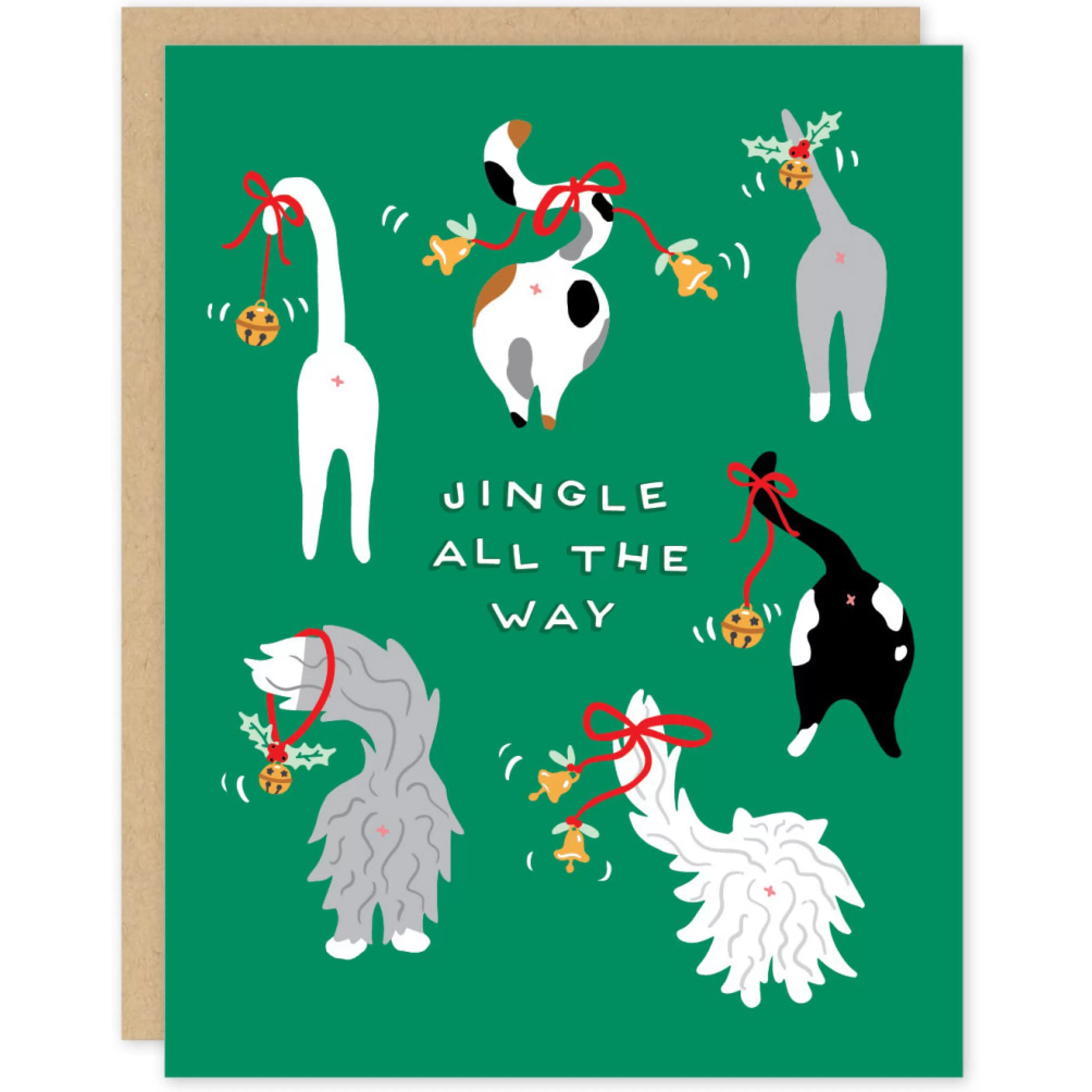 Party of One Jingle Cats Holiday Card Shop