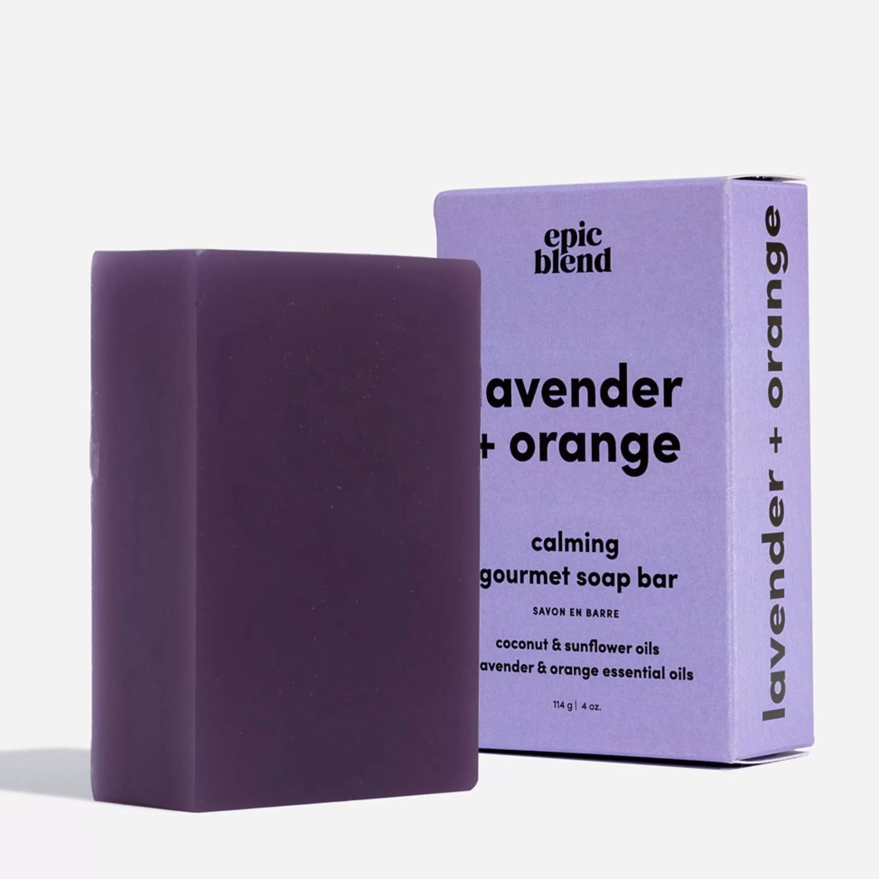 Epic Blend Bath & Shower>Lavender & Orange Bar Soap