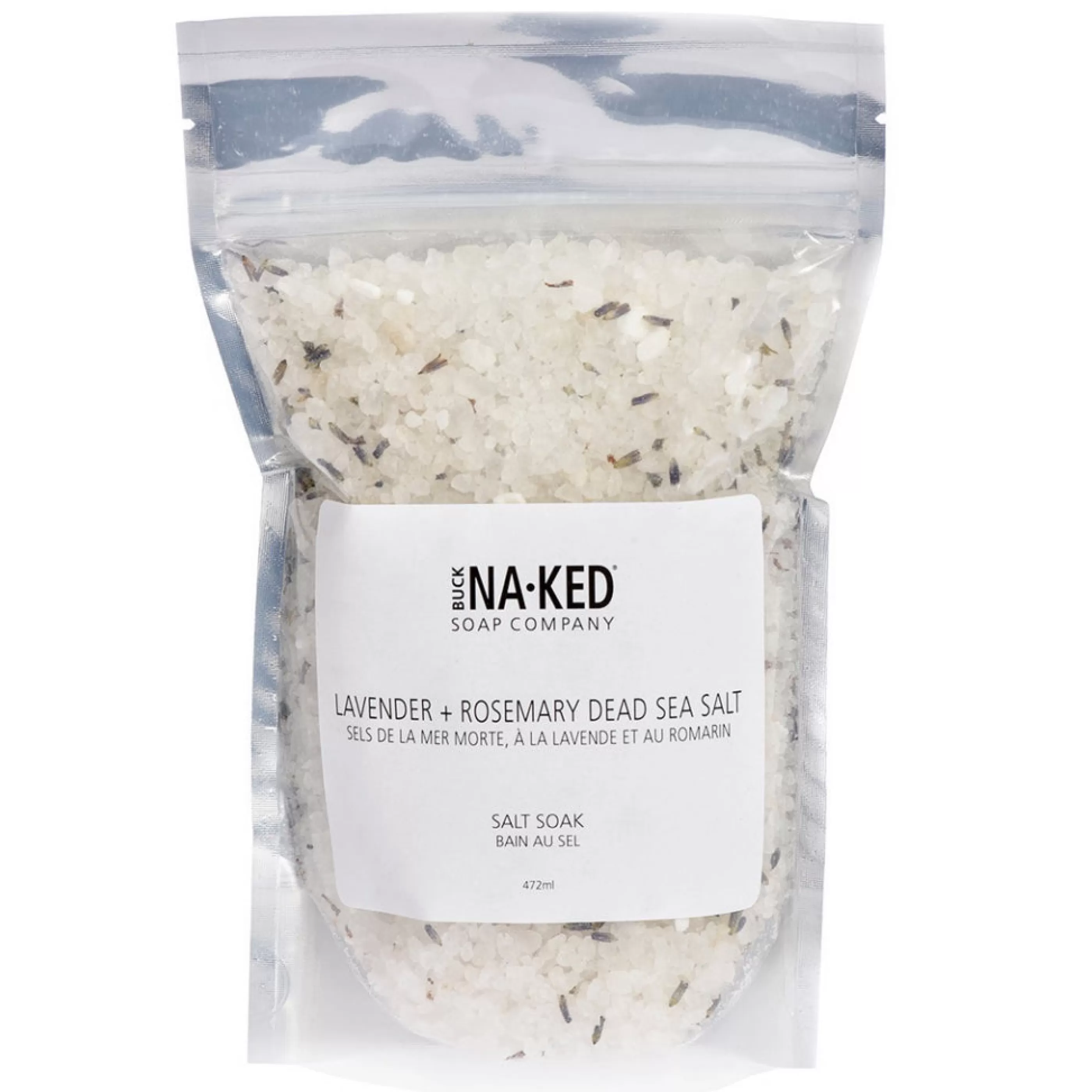 Buck Naked Soap Company Bath & Shower>Lavender & Rosemary Dead Sea Salt Soak