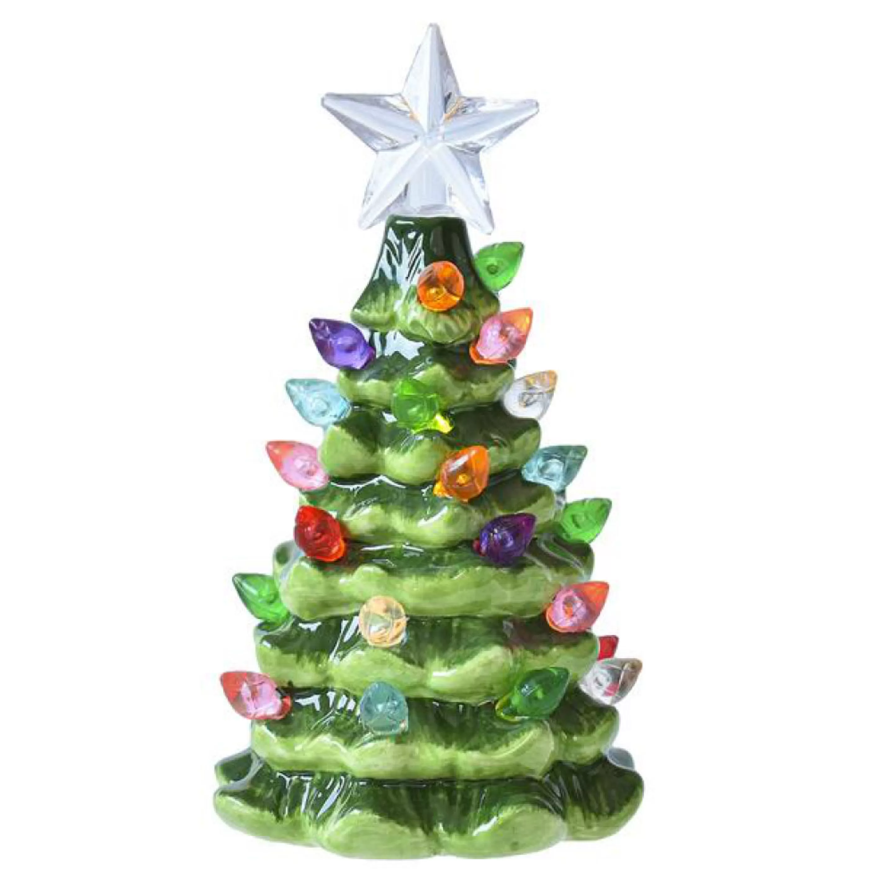 Midwest Led Light Up Green Tree Mini Shimmer Cheap