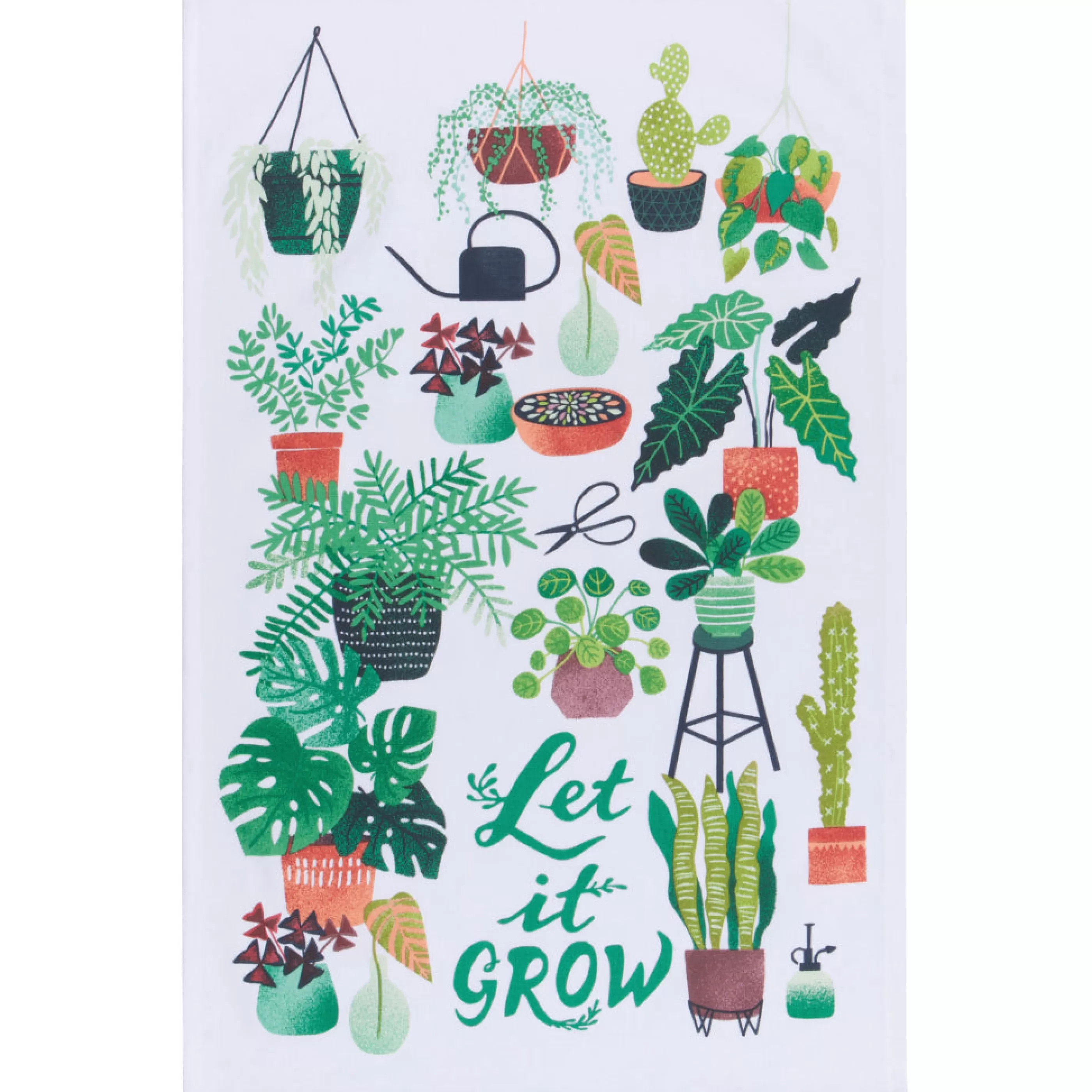 Danica Kitchen & Dining>Let It Grow Tea Towel