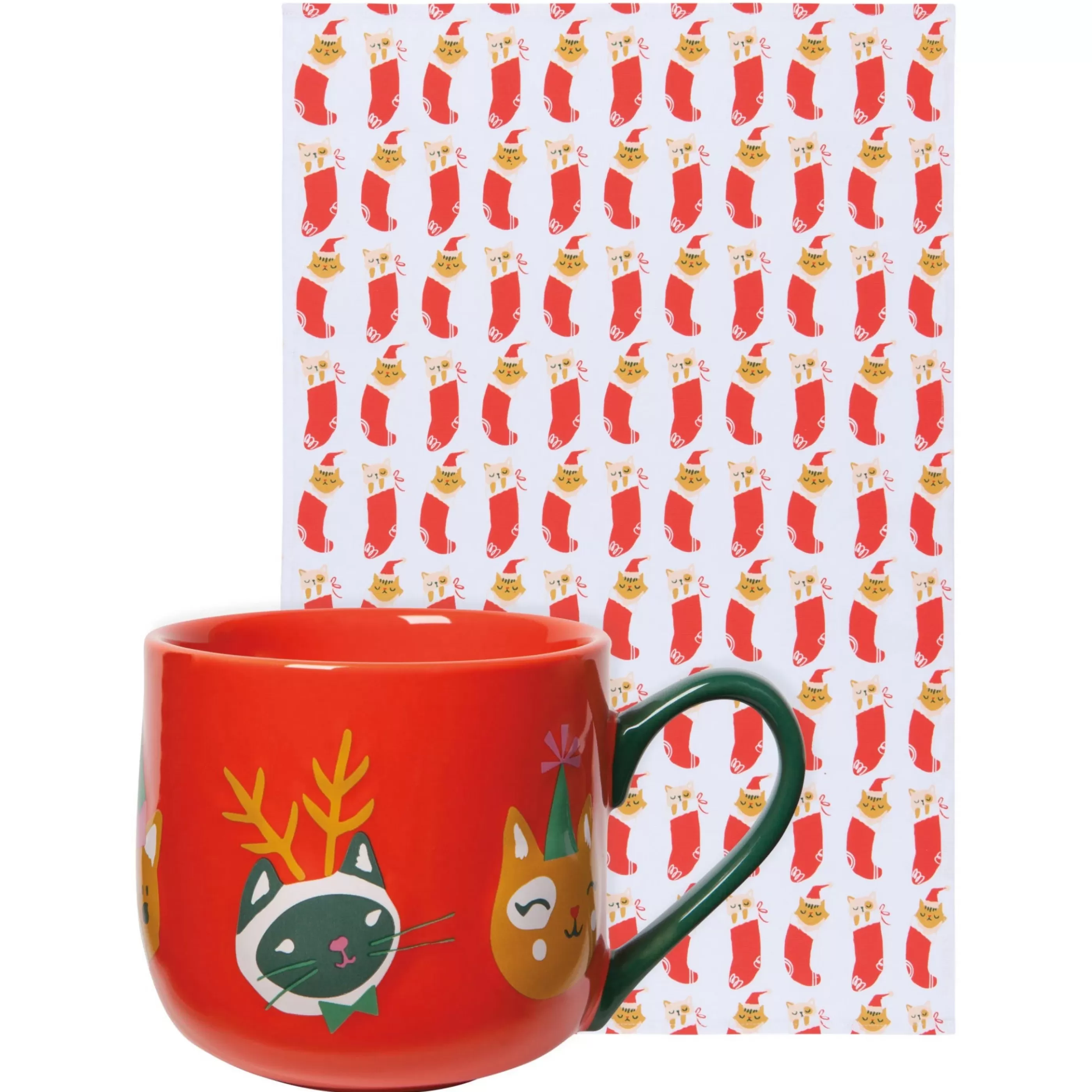 Danica Let It Meow Mug And Dishtowel Set Cheap