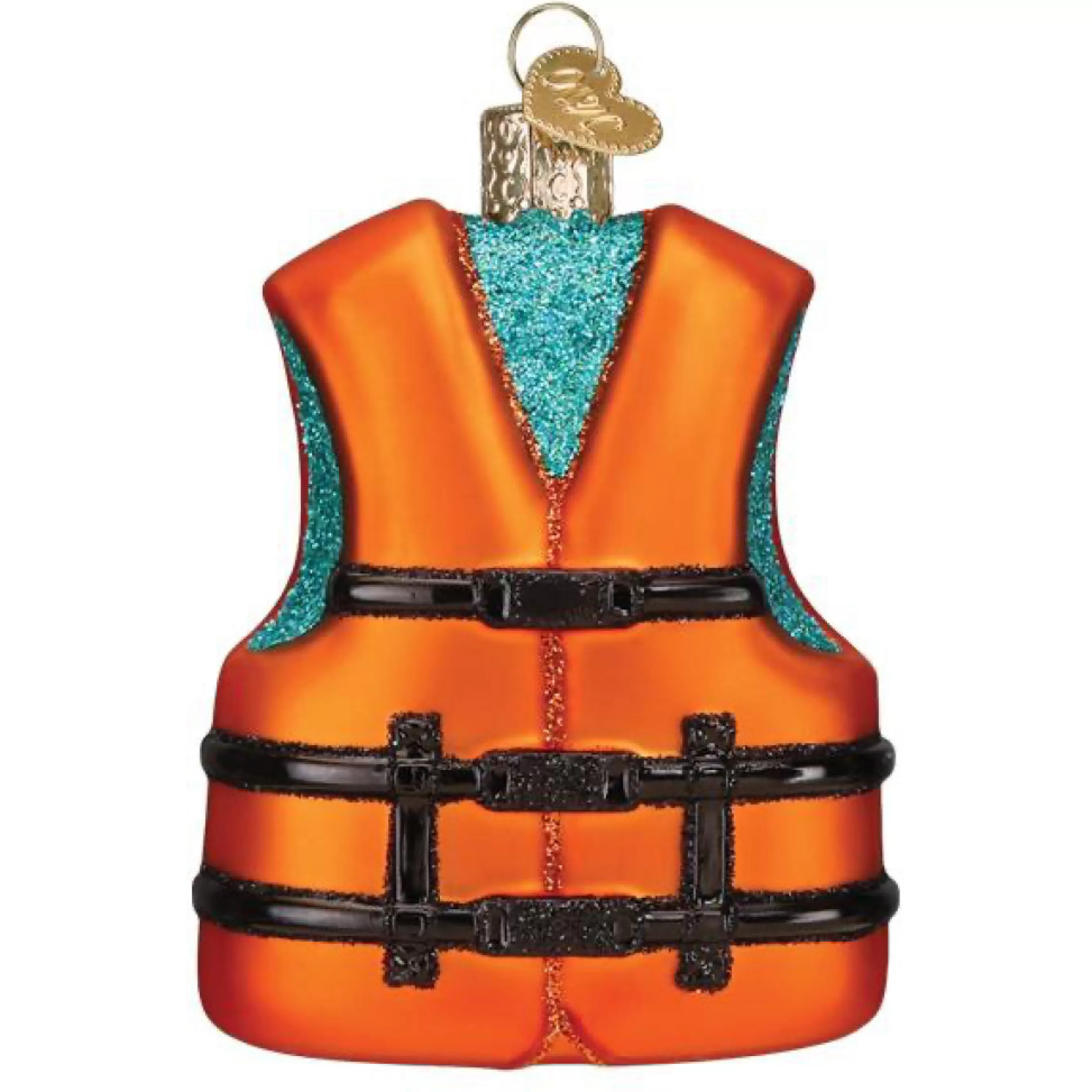 Old World Christmas Life Jacket Ornament Fashion