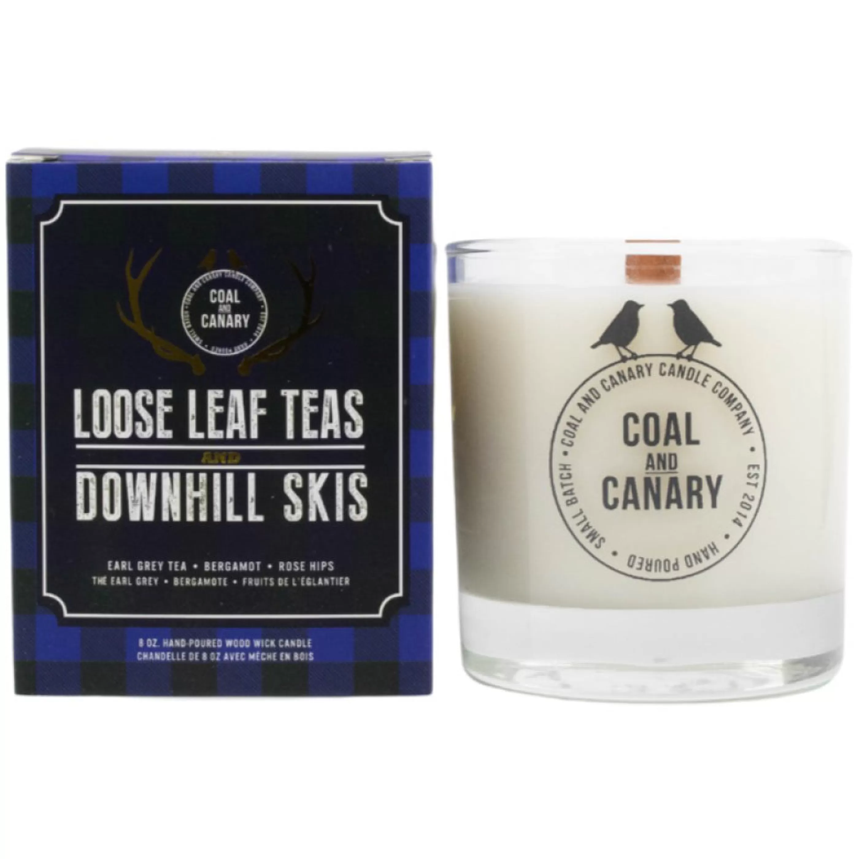 Coal and Canary Candles & Home Fragrances>Loose Leaf Teas And Downhill Skis Candle