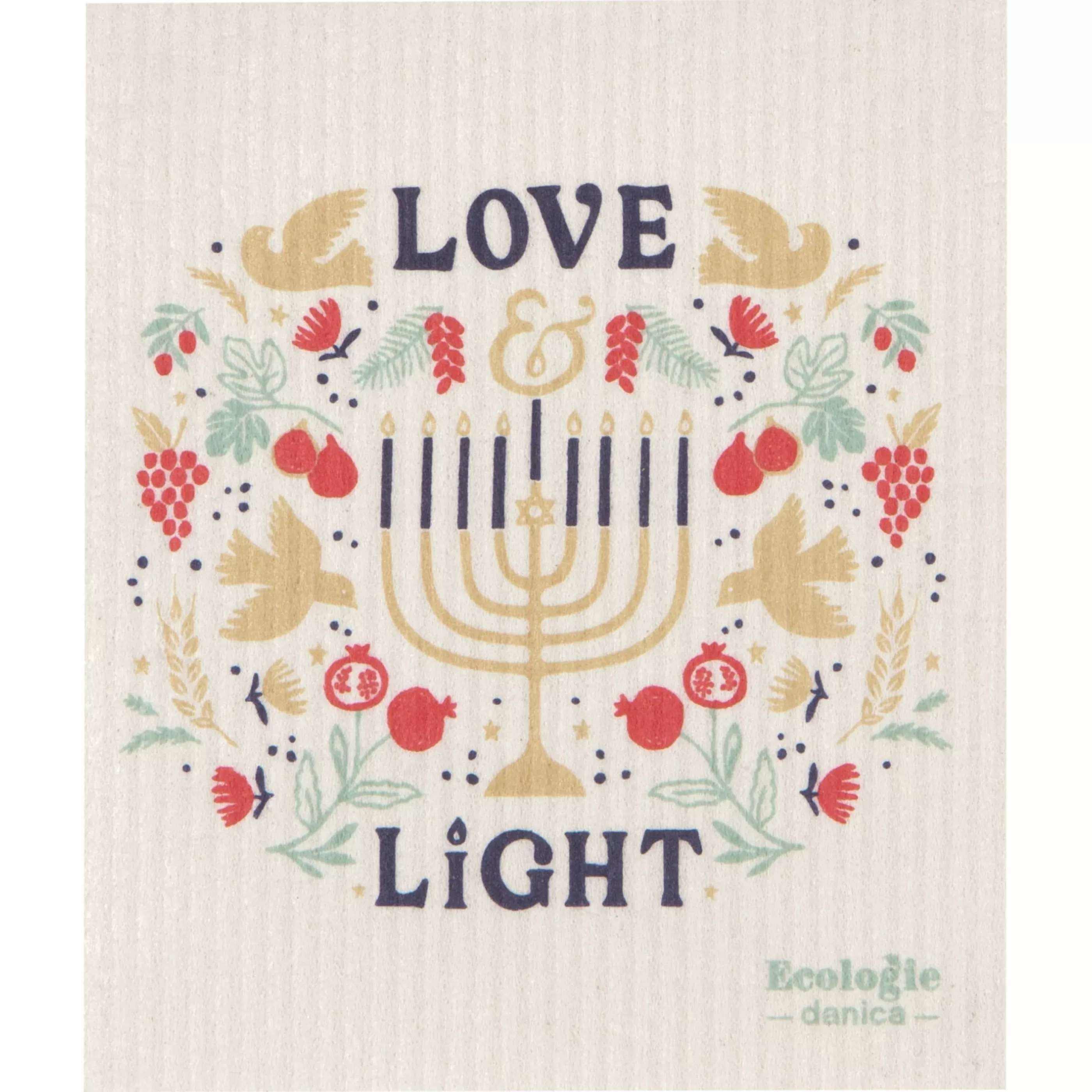 Danica Kitchen & Dining>Love & Light Swedish Dishcloth