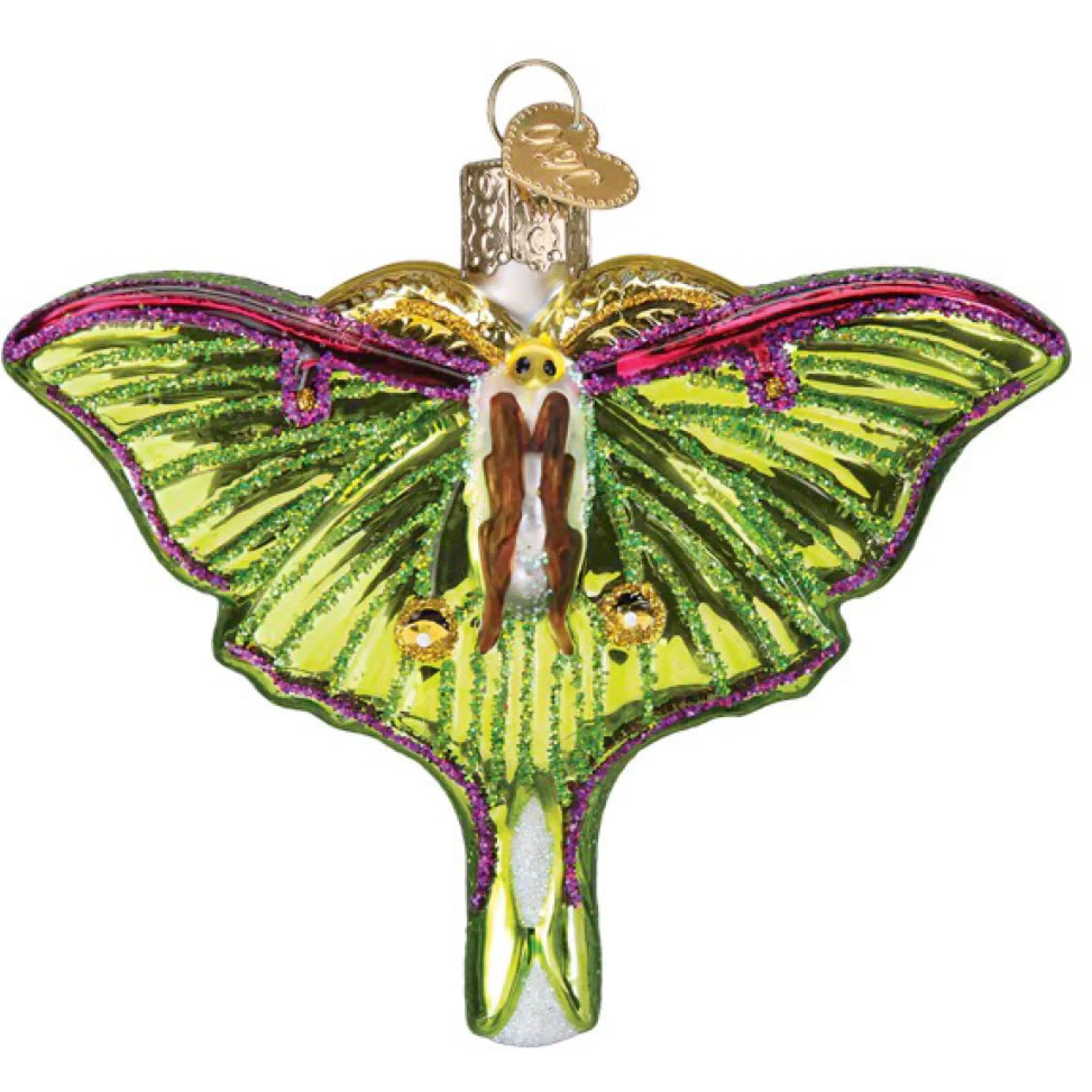 Old World Christmas Luna Moth Ornament Clearance