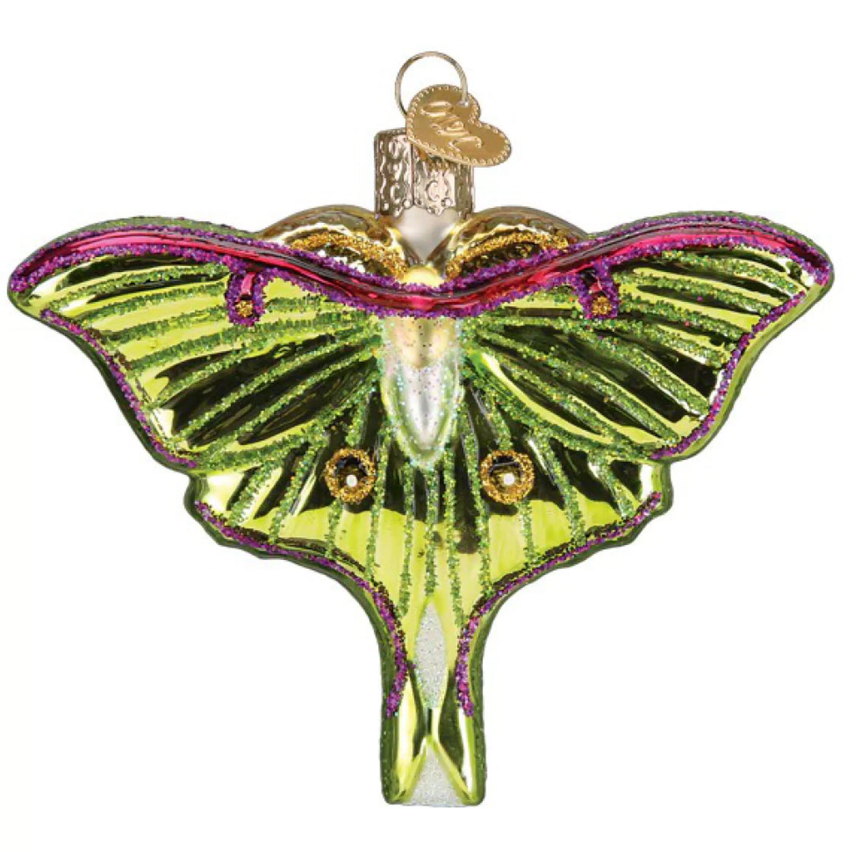 Old World Christmas Luna Moth Ornament Clearance