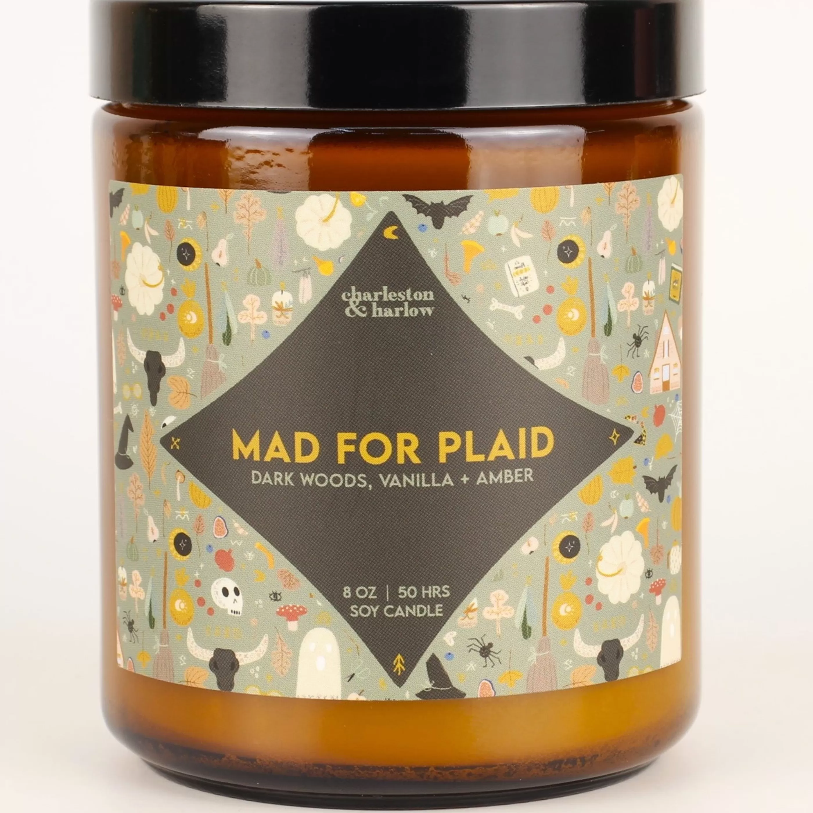 Charleston & Harlow Candle Co. Candles & Home Fragrances>Mad For Plaid Soy Wax Candle