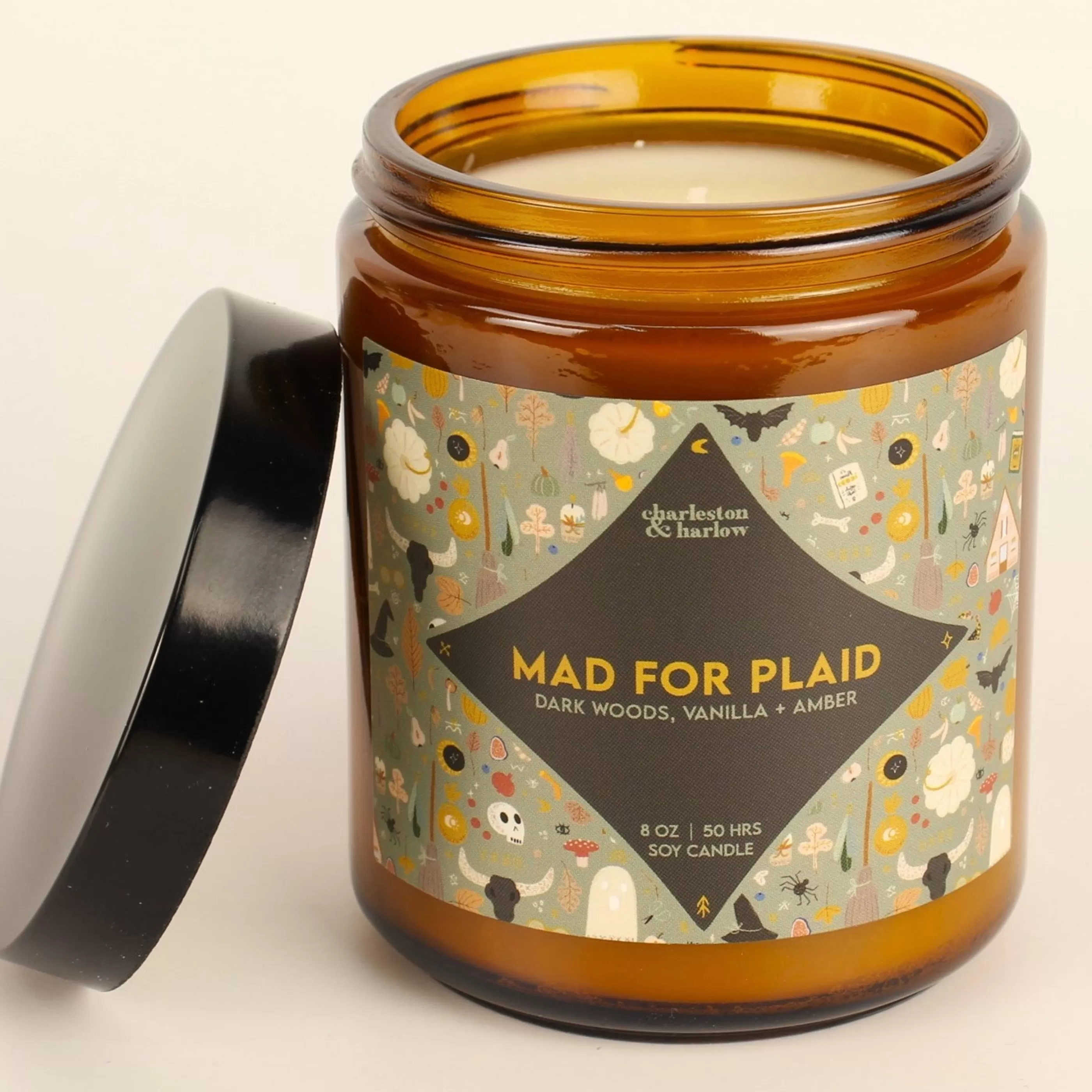 Charleston & Harlow Candle Co. Candles & Home Fragrances>Mad For Plaid Soy Wax Candle