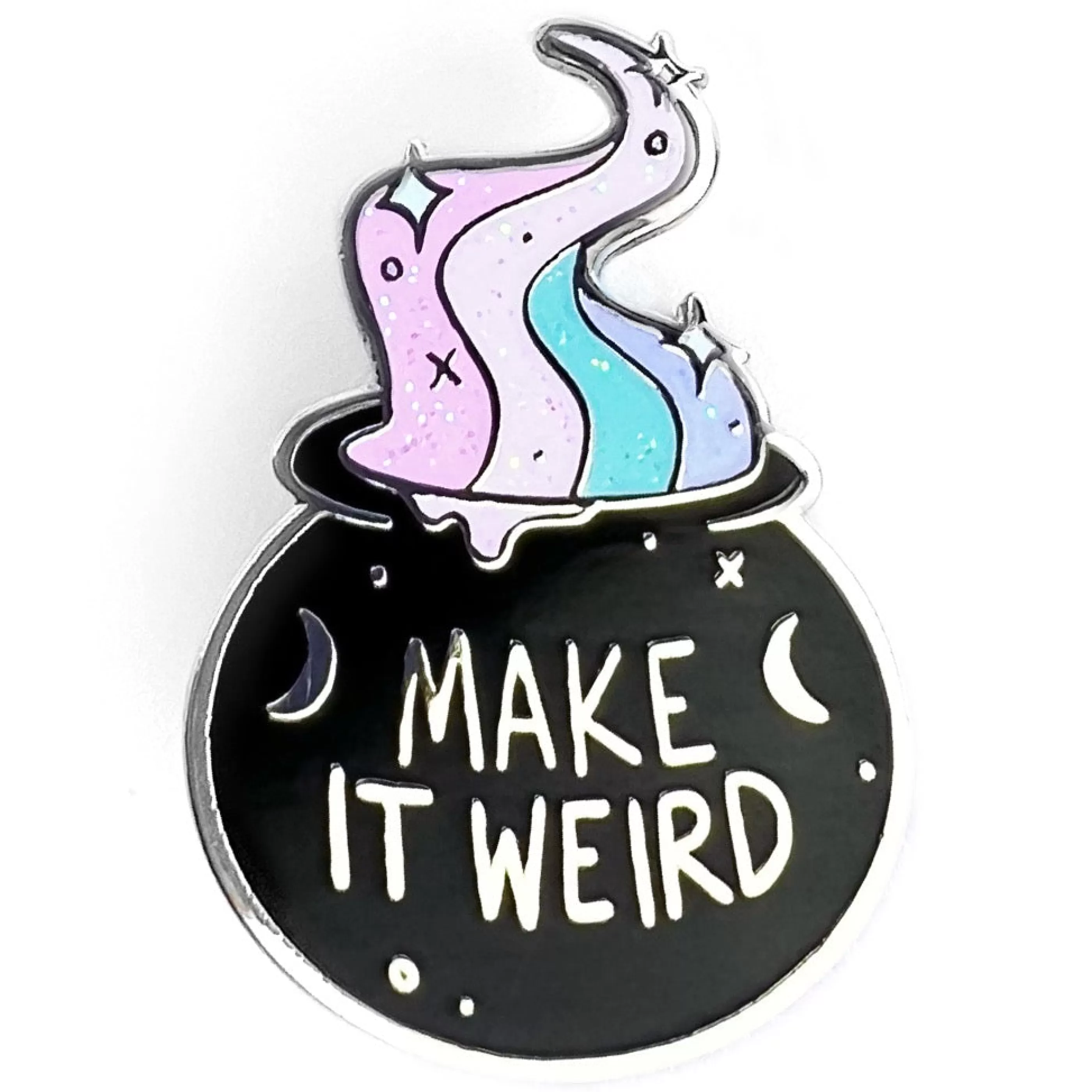 Band of Weirdos Pins, Patches & Keychains>Make It Weird Cauldron Enamel Pin