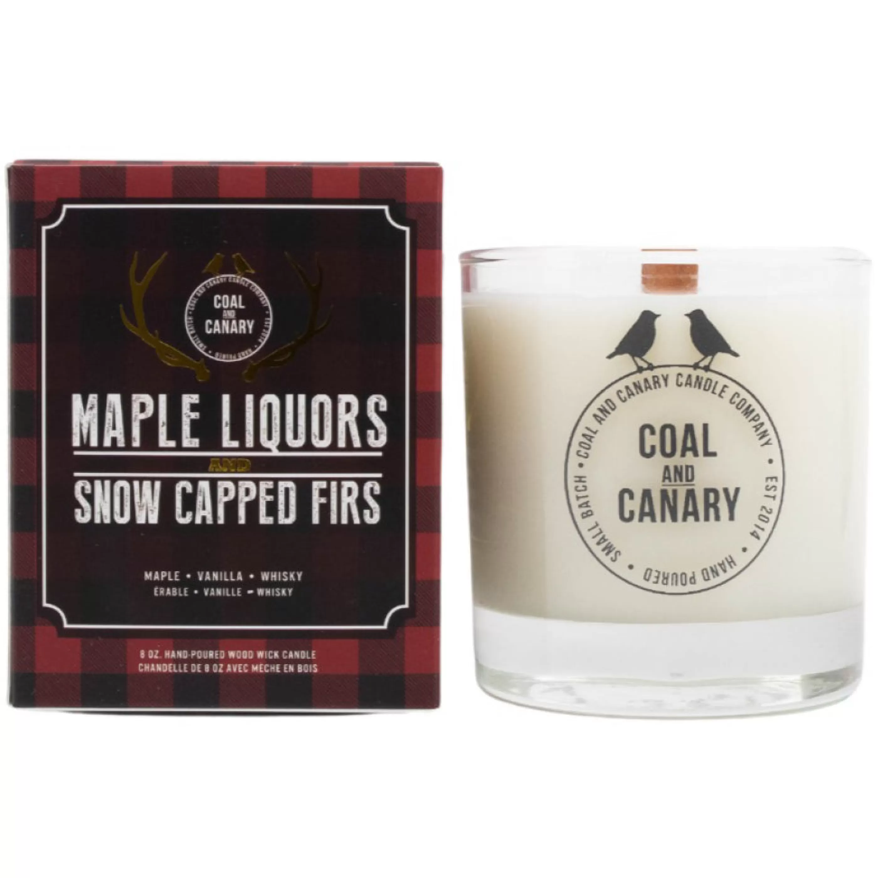 Coal and Canary Candles & Home Fragrances>Maple Liquors And Snow Capped Firs Candle