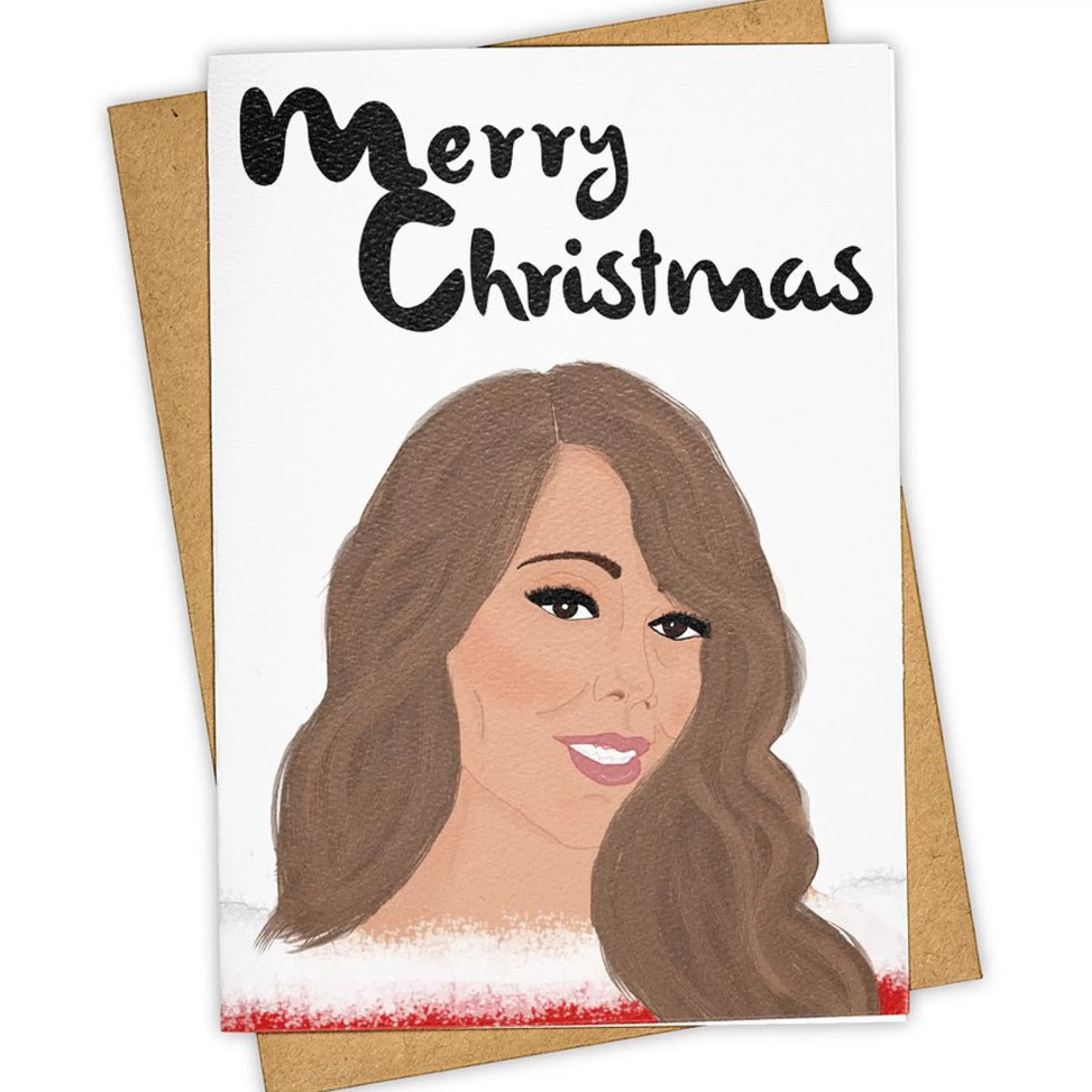 Tay Ham Mariah Carey Christmas Card Fashion