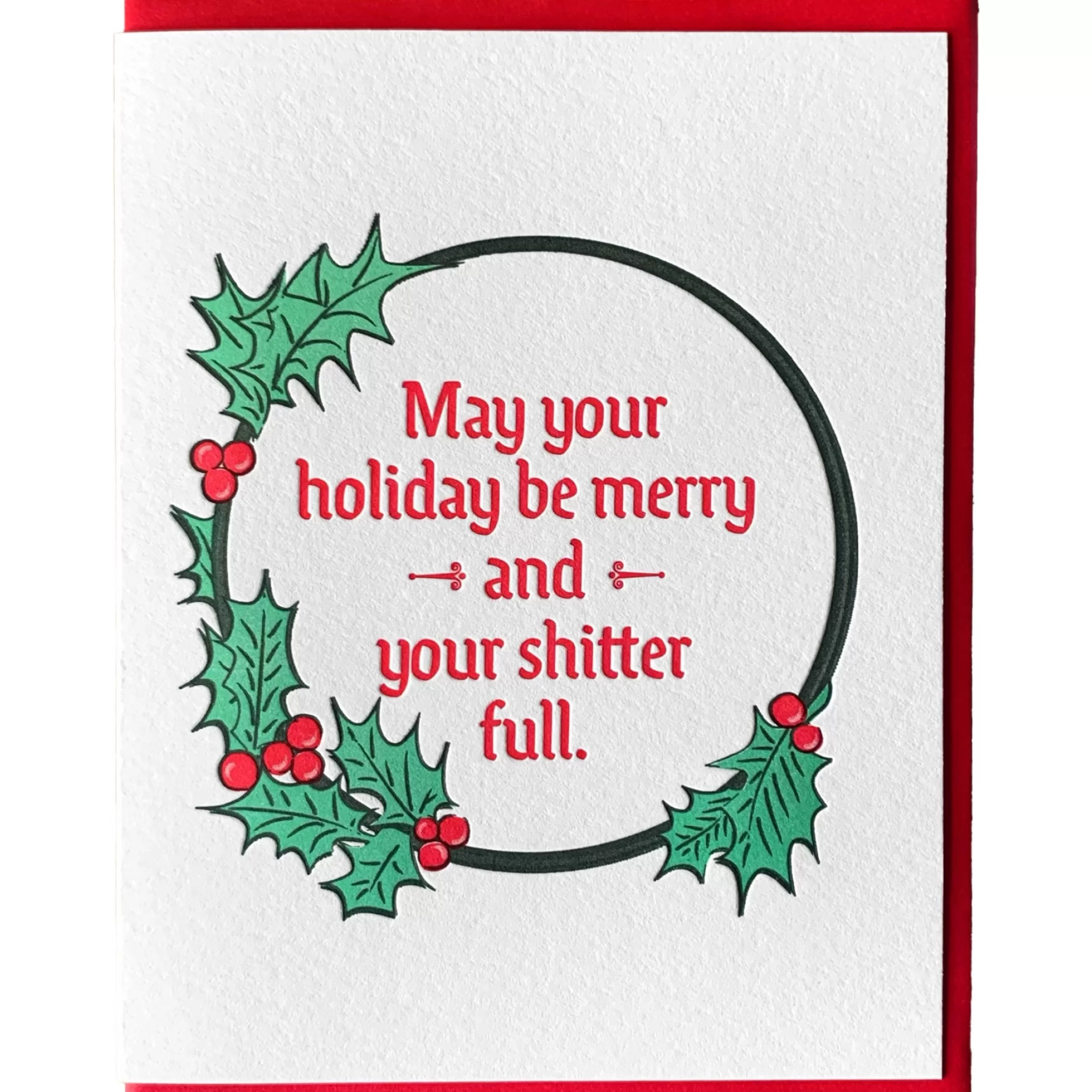 McBitterson's May Your Shitter Be Full Card Fashion