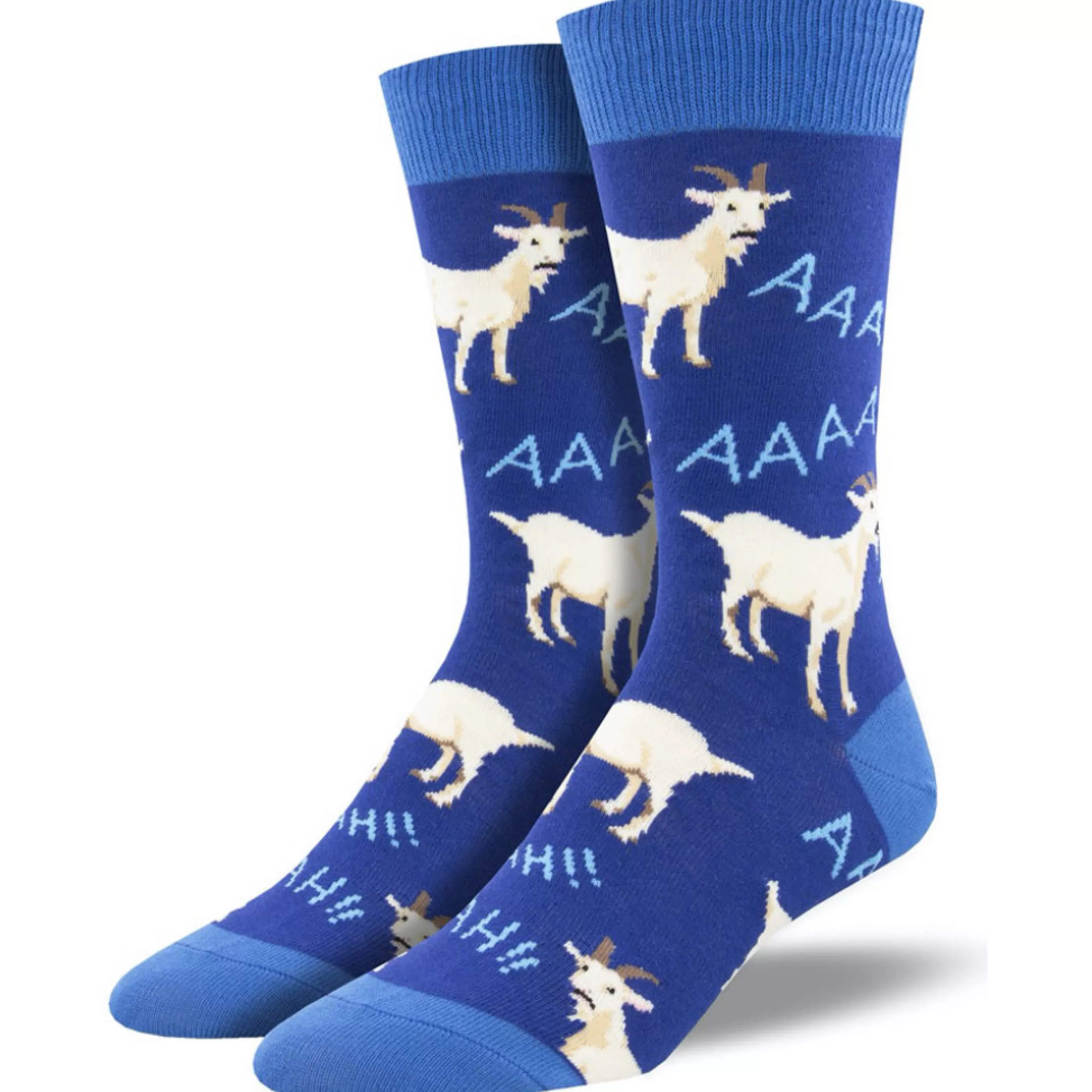 SockSmith Men's Socks>Men's Screaming Goats Socks Blue