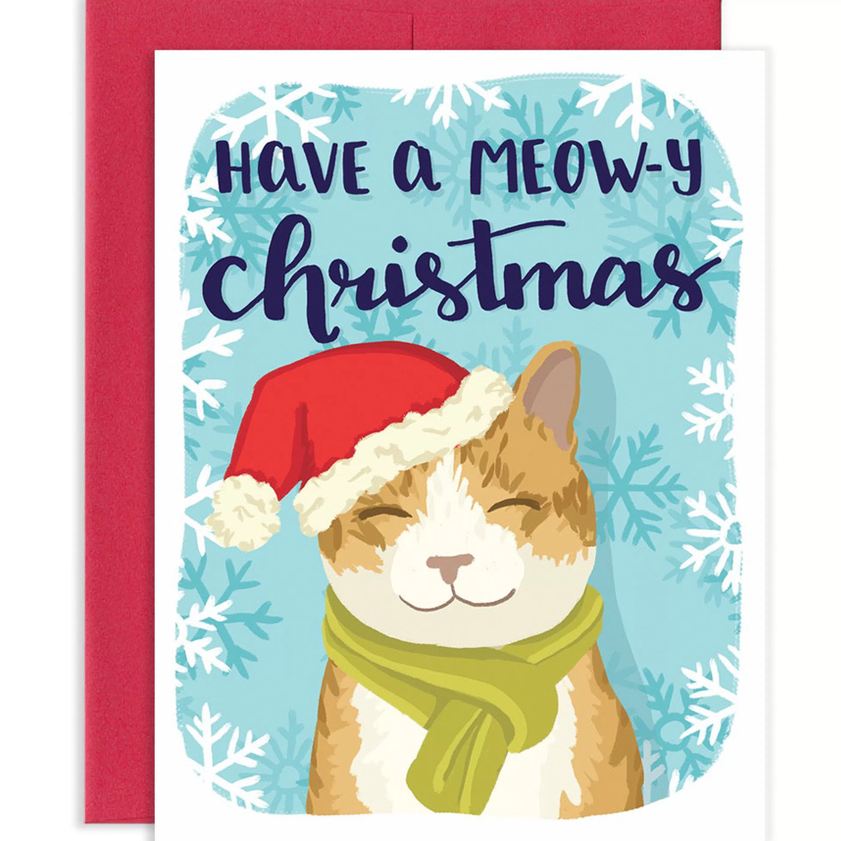 Grey Street Paper Meowy Christmas Cat Boxed Holiday Cards Flash Sale