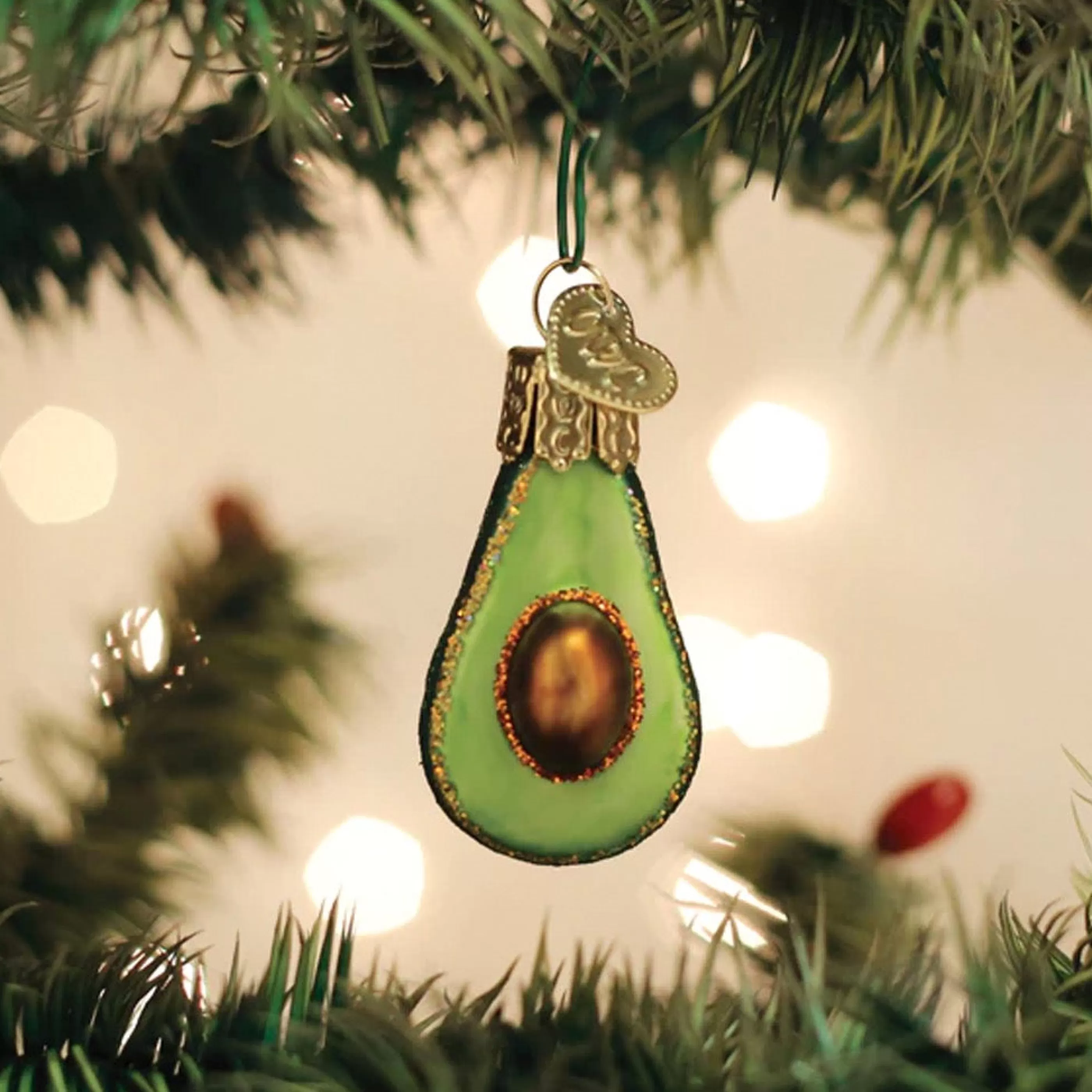 Old World Christmas Mini Avocado Ornament Shop