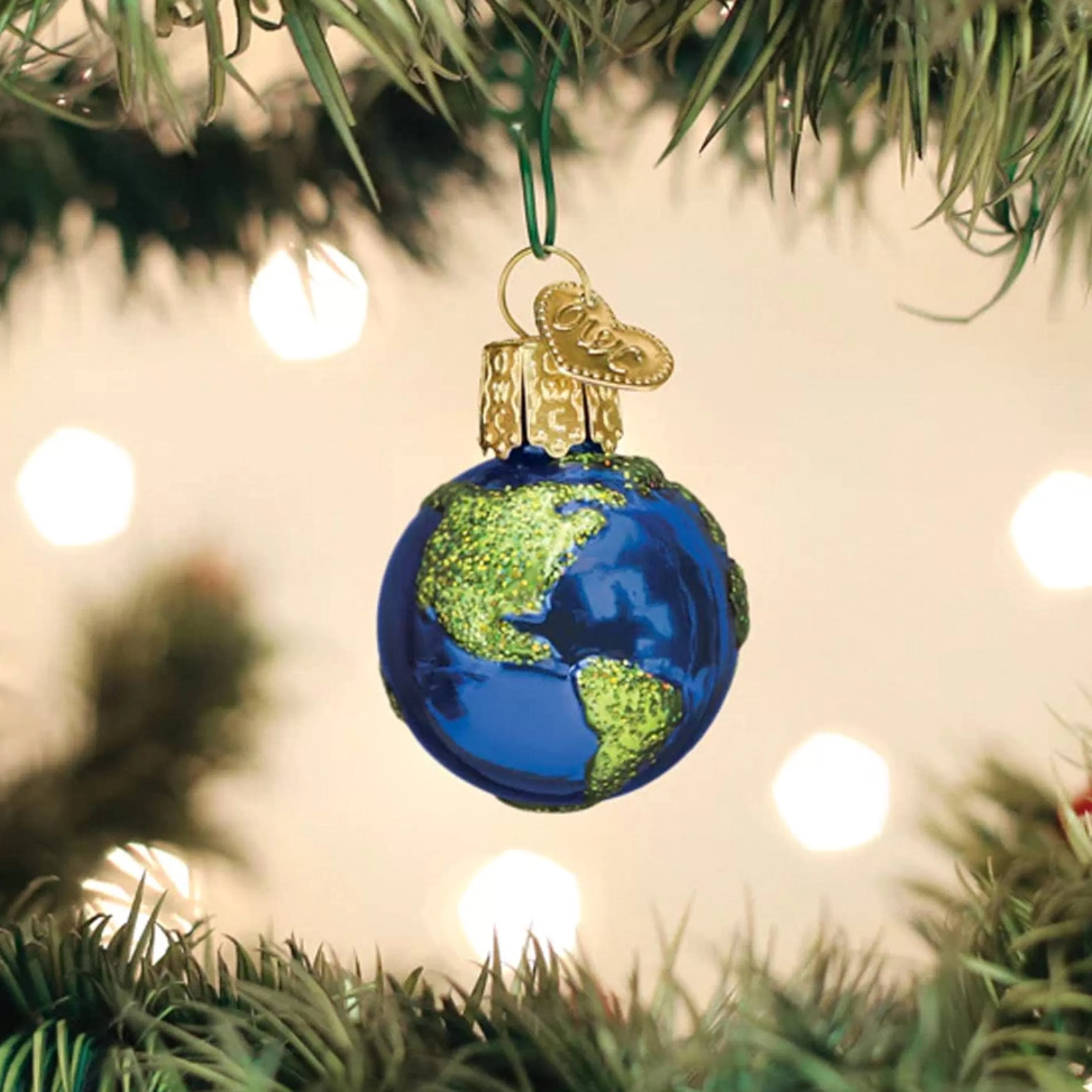 Old World Christmas Mini Planet Earth Ornament Cheap