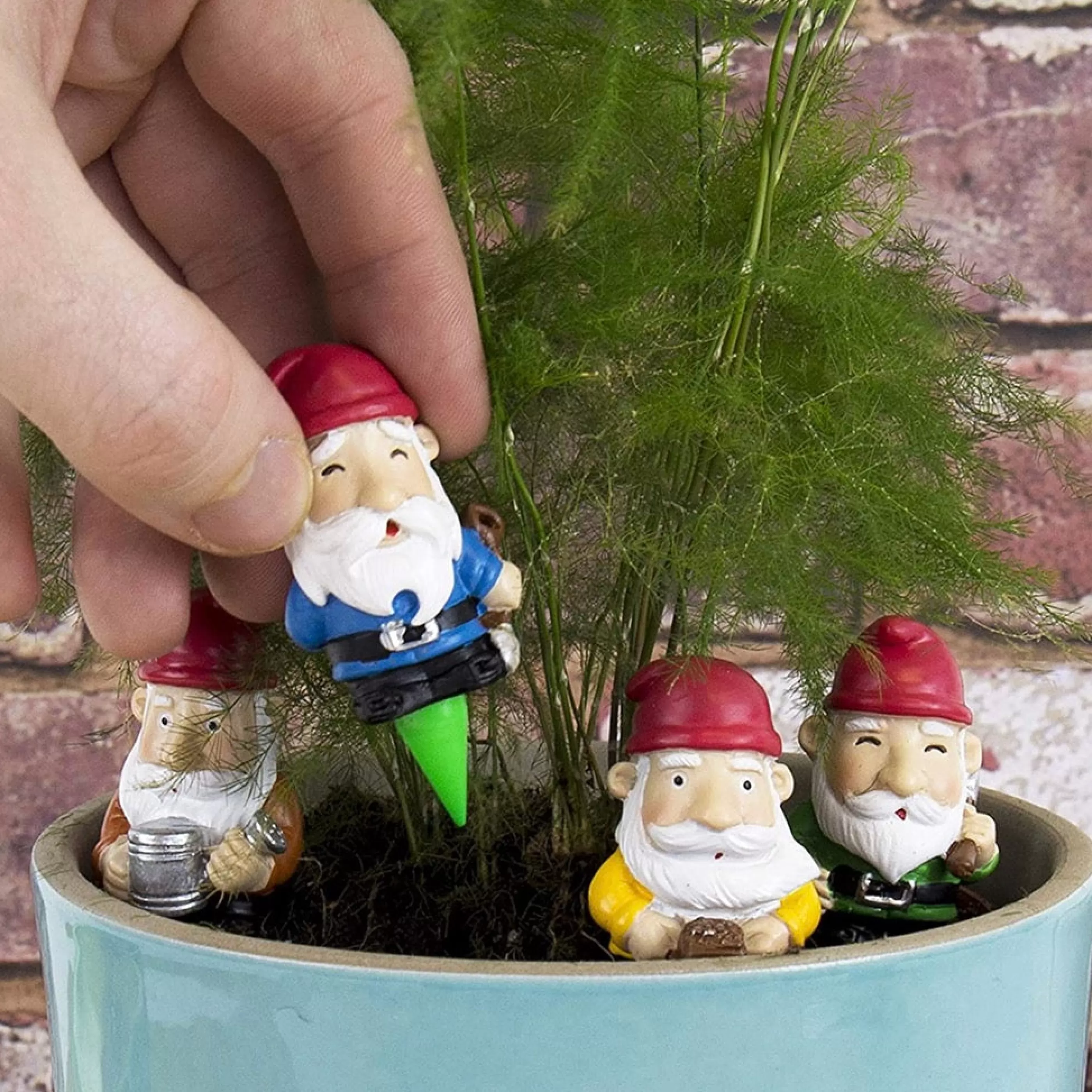 Gift Republic Home Accessories>Mini Plant Pot Gnomes