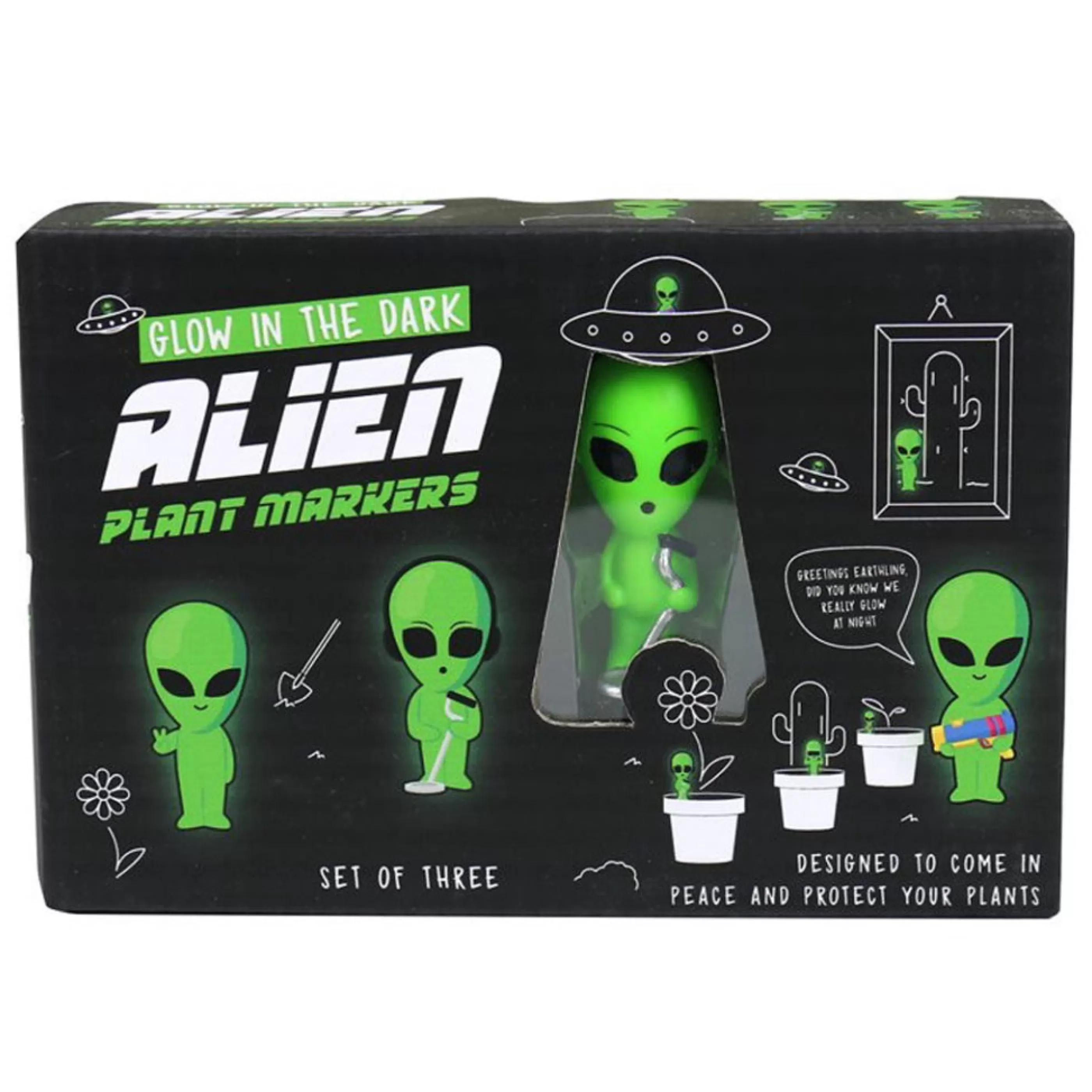 Gift Republic Home Accessories>Mini Plant Pot-Aliens