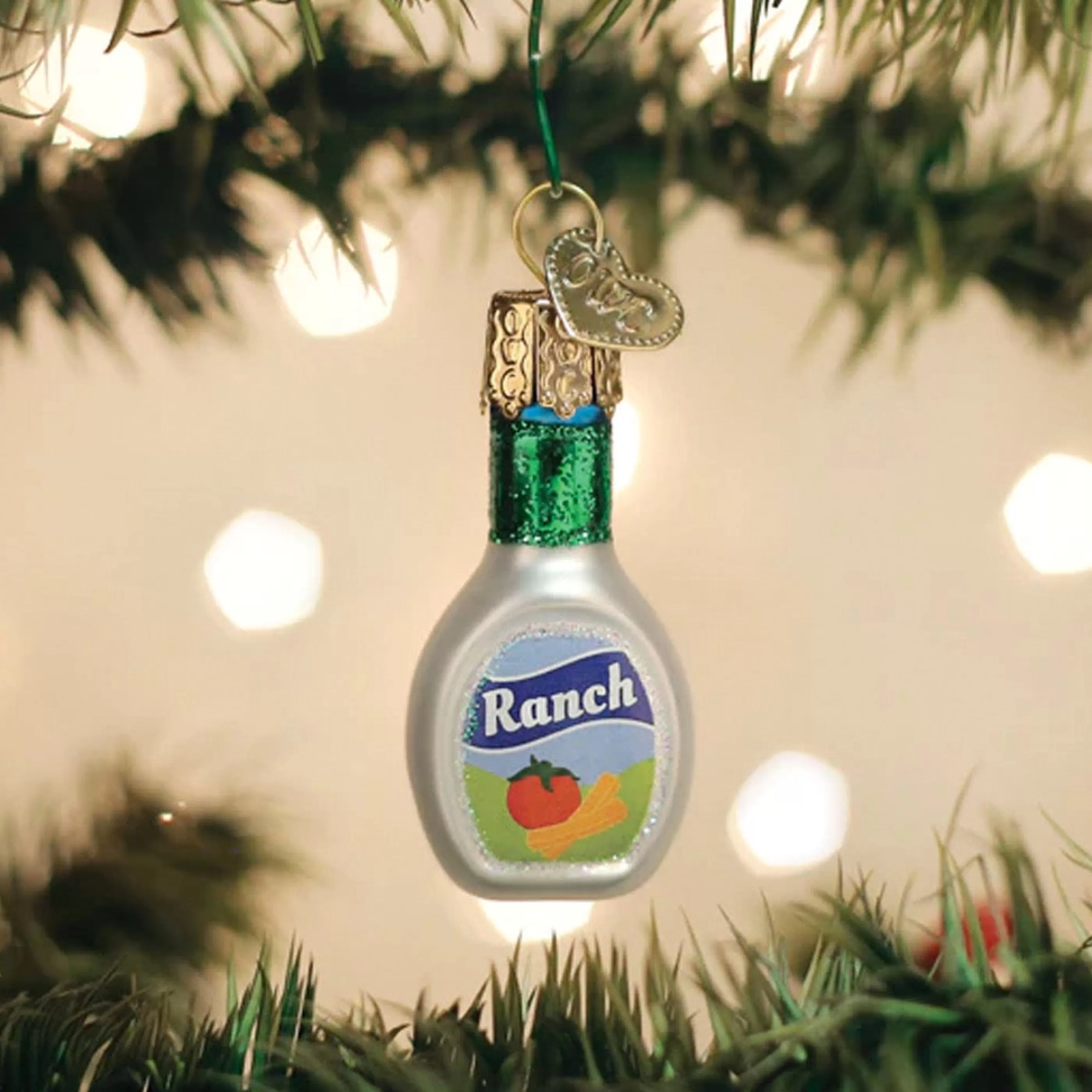 Old World Christmas Mini Ranch Dressing Ornament Cheap