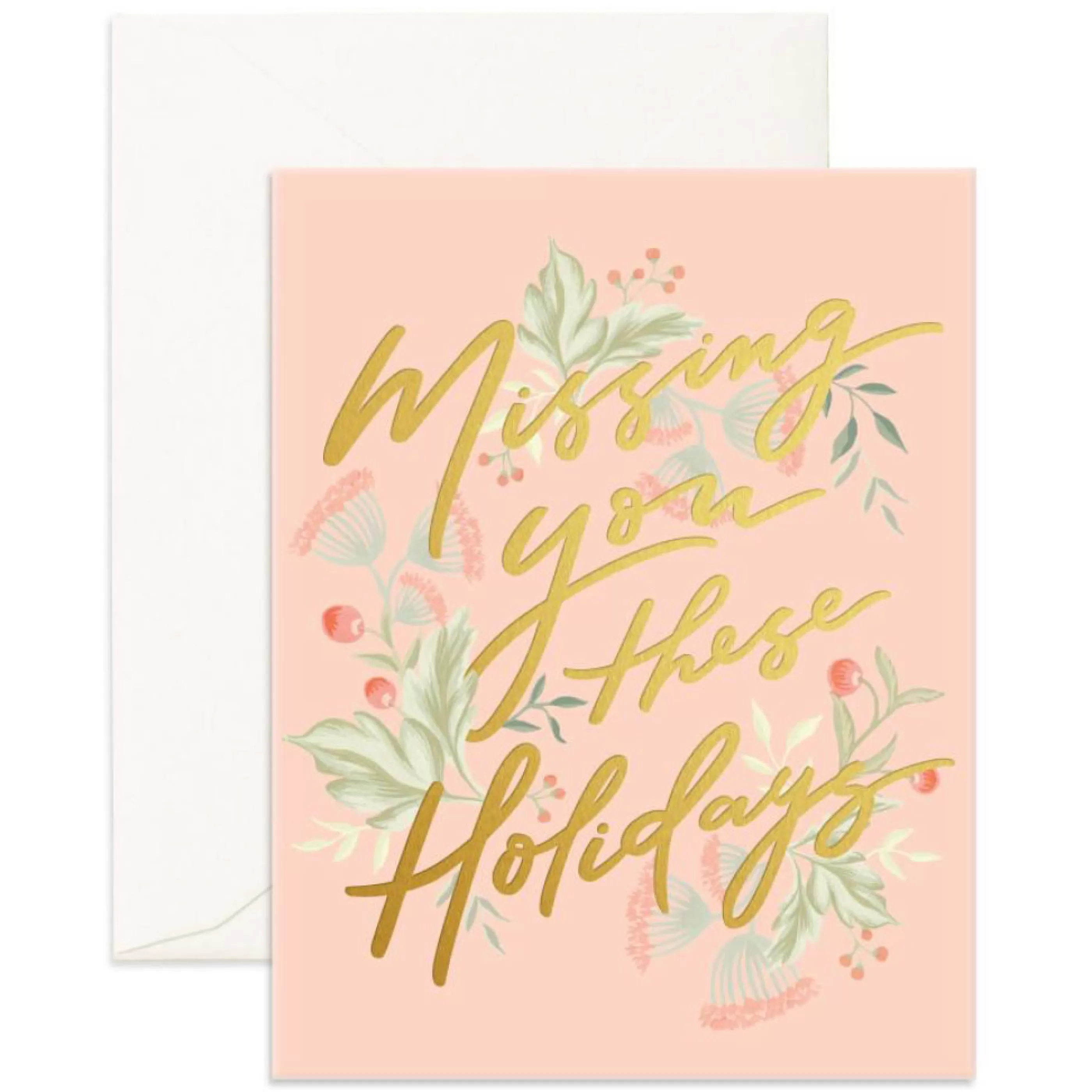 Fox & Fallow Missing You These Holidays Card Discount