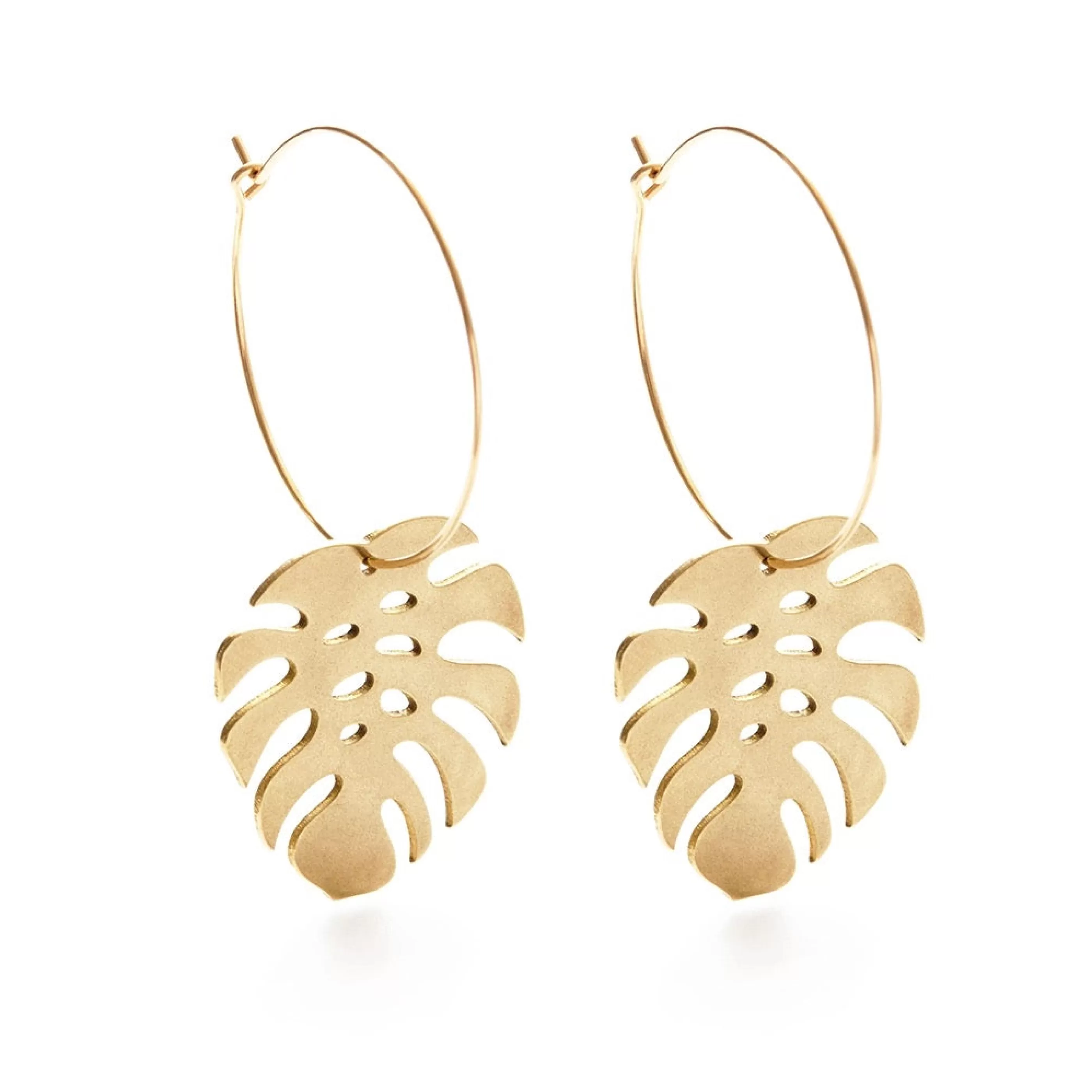 Amano Studio Jewellery>Monstera Hoop Earrings