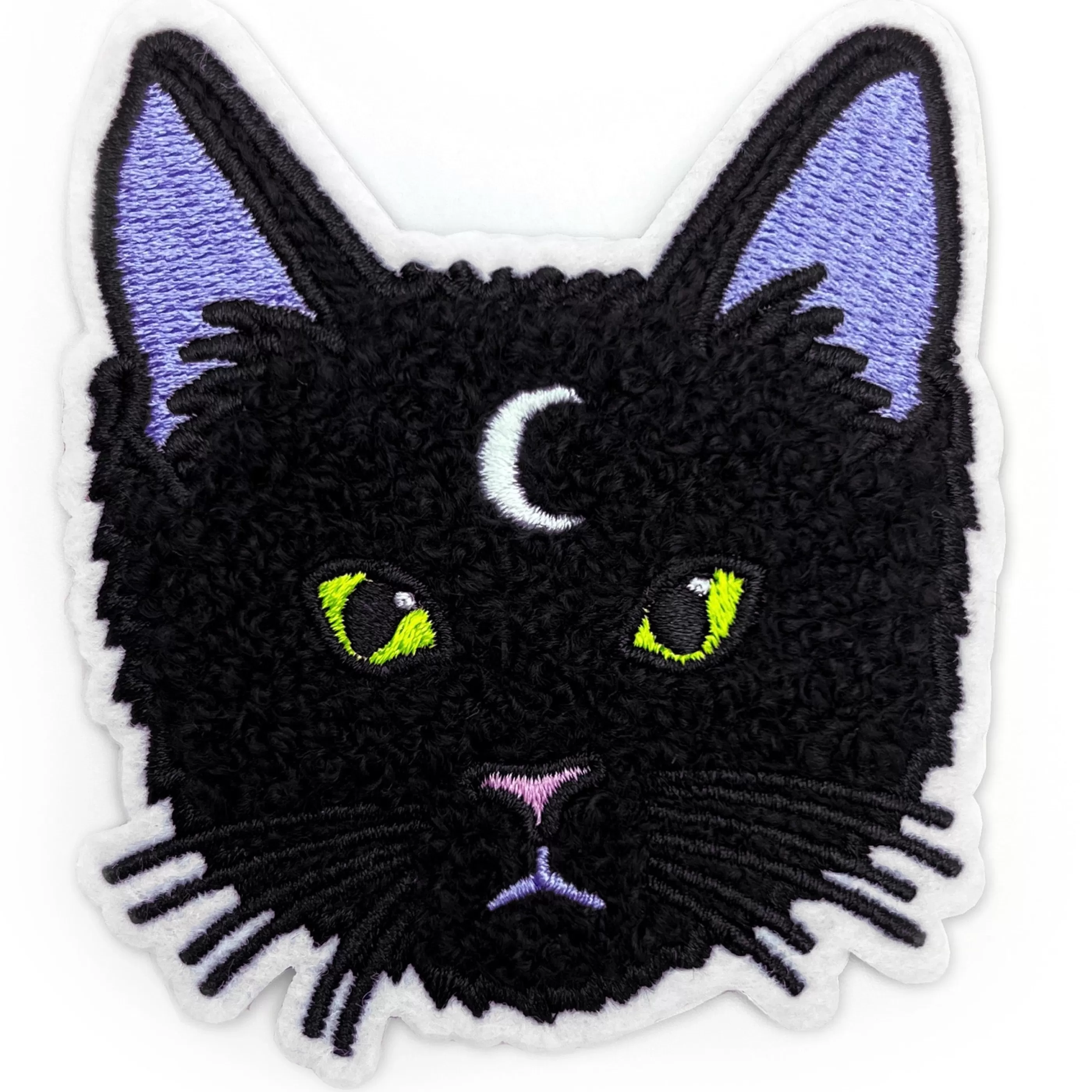 Band of Weirdos Pins, Patches & Keychains>Moon Cat Patch Chenille Patch