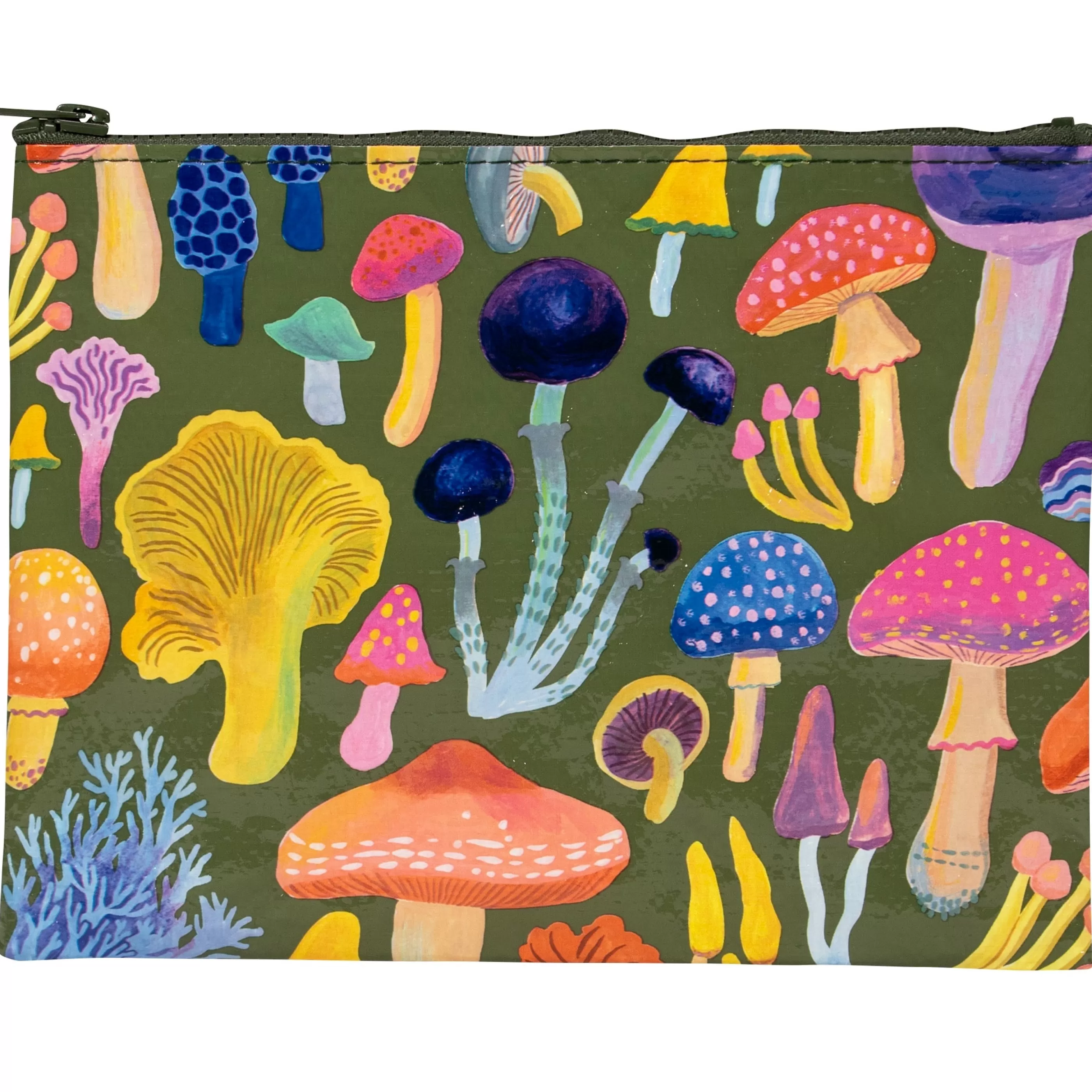 Blue Q Bags>Mushrooms Zipper Pouch