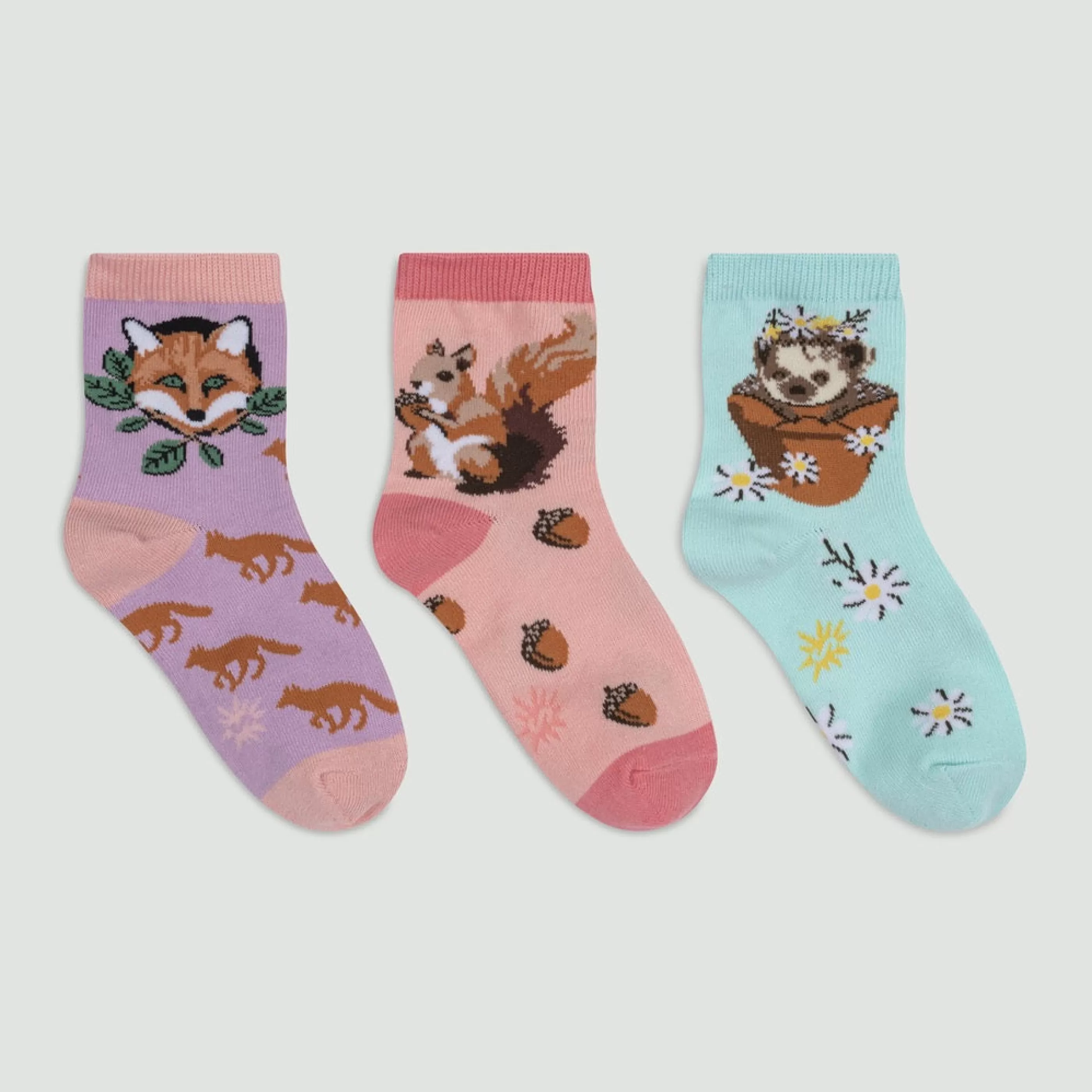 Sock It To Me Kids' Socks>My Dear Hedgehog Junior Crew Socks