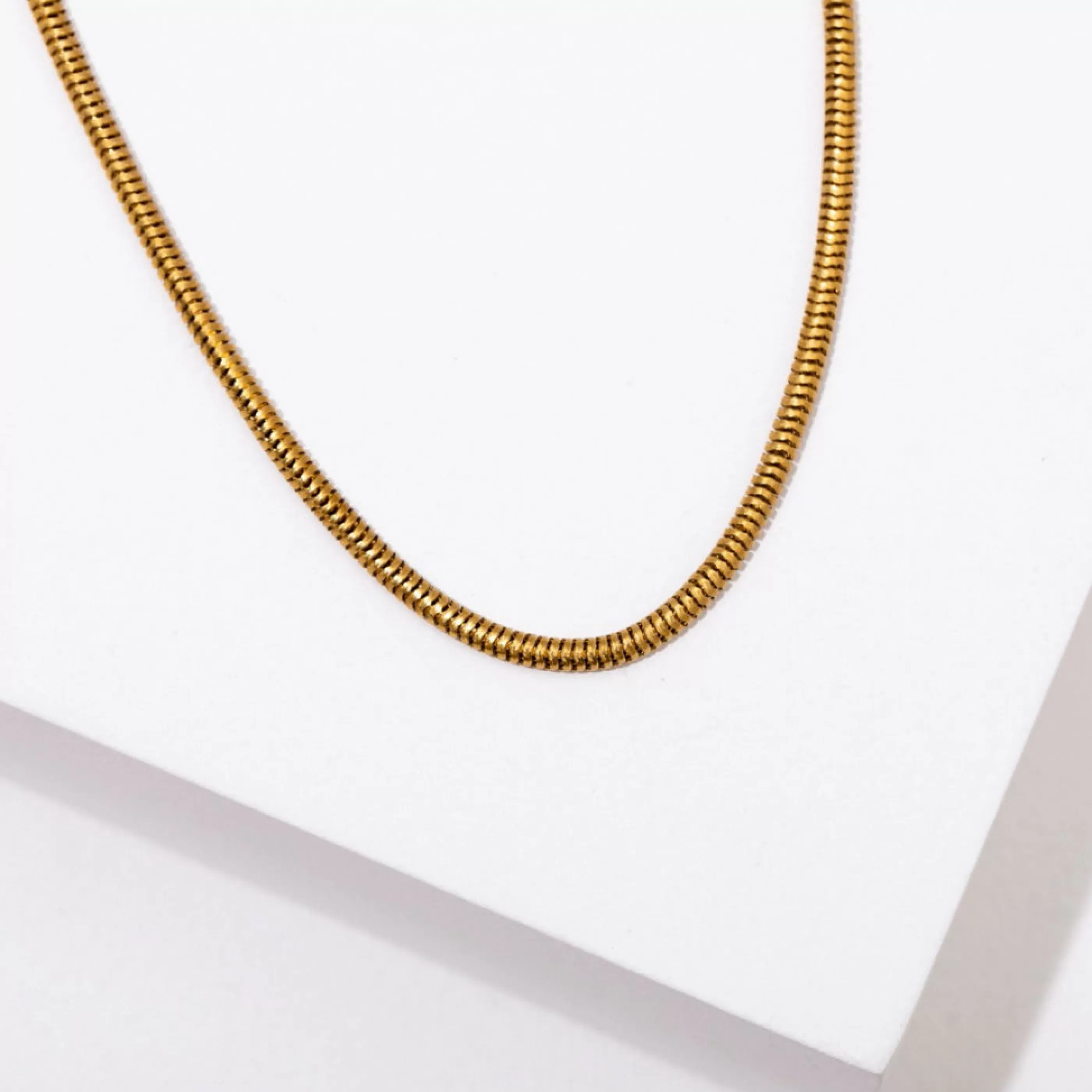 Larissa Loden Jewellery>Nadia 20" Round Snake Chain Necklace